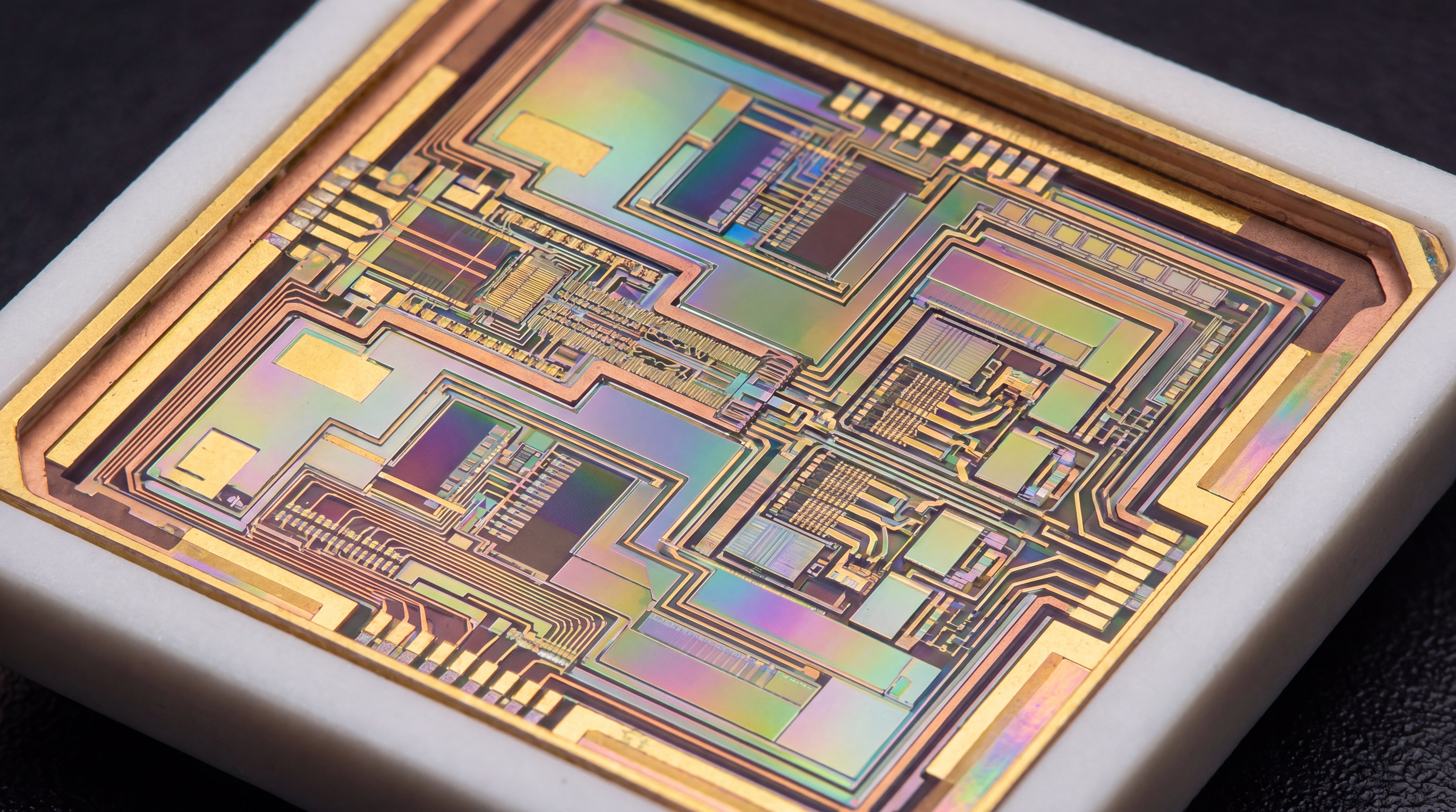 GaN Wafer Closeup