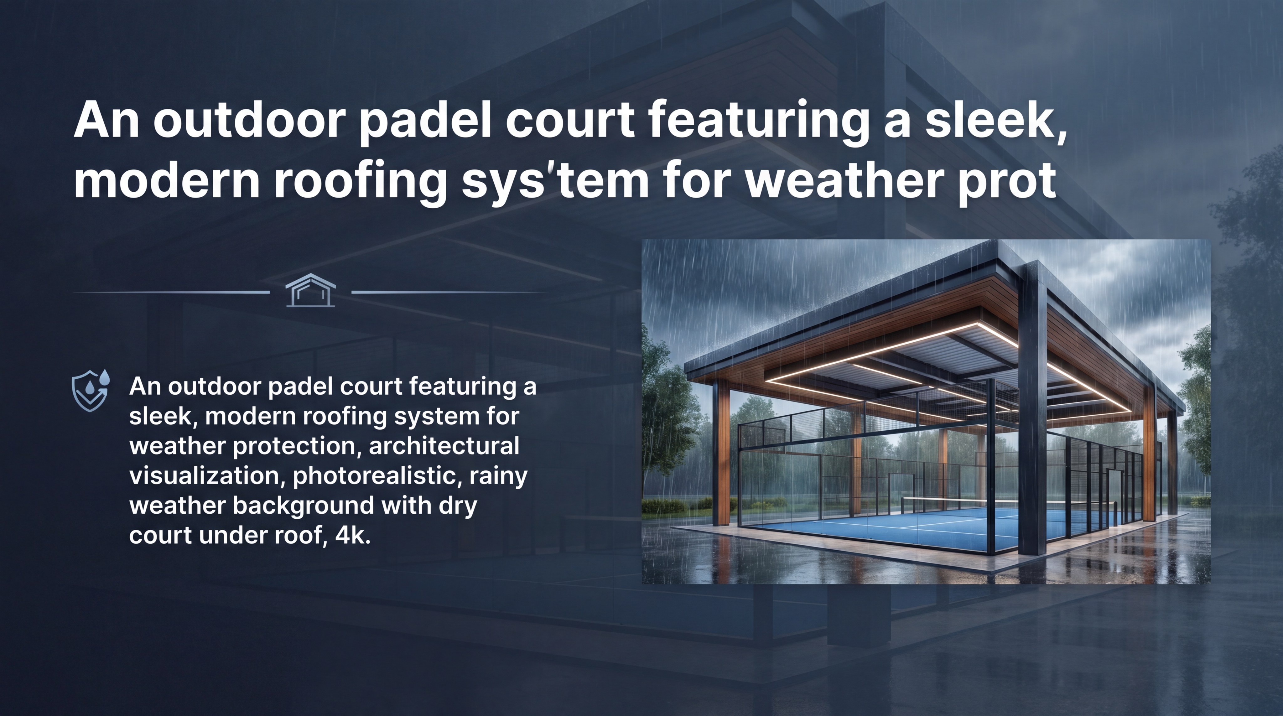padel court modern roofed slide 7