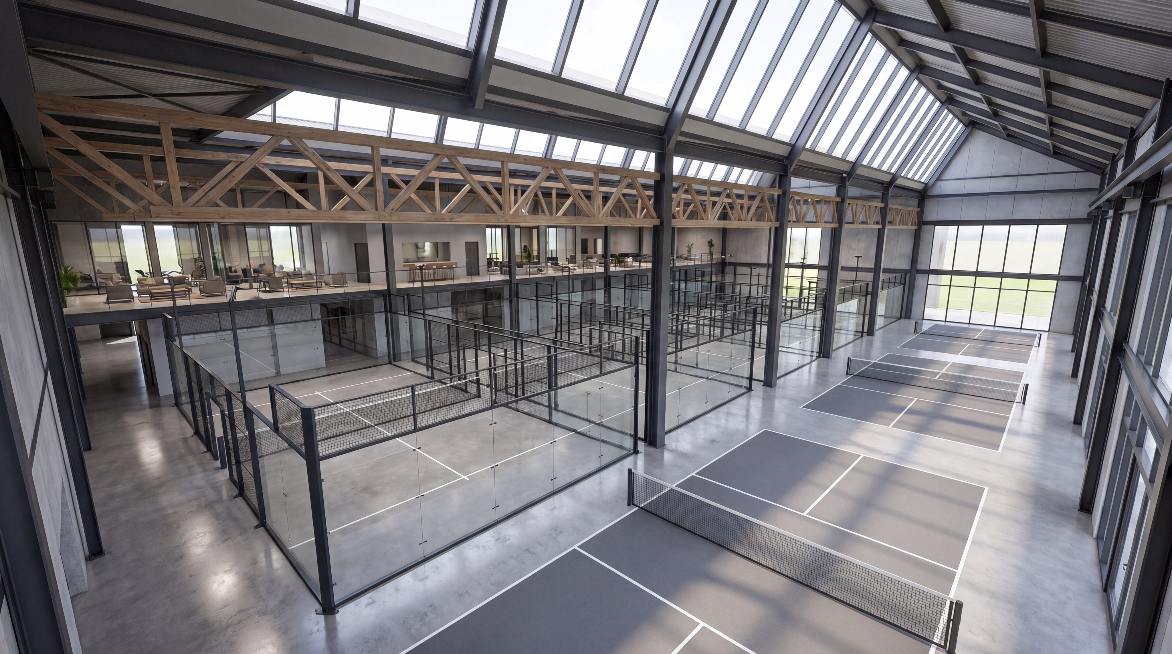 multi court facility rendering