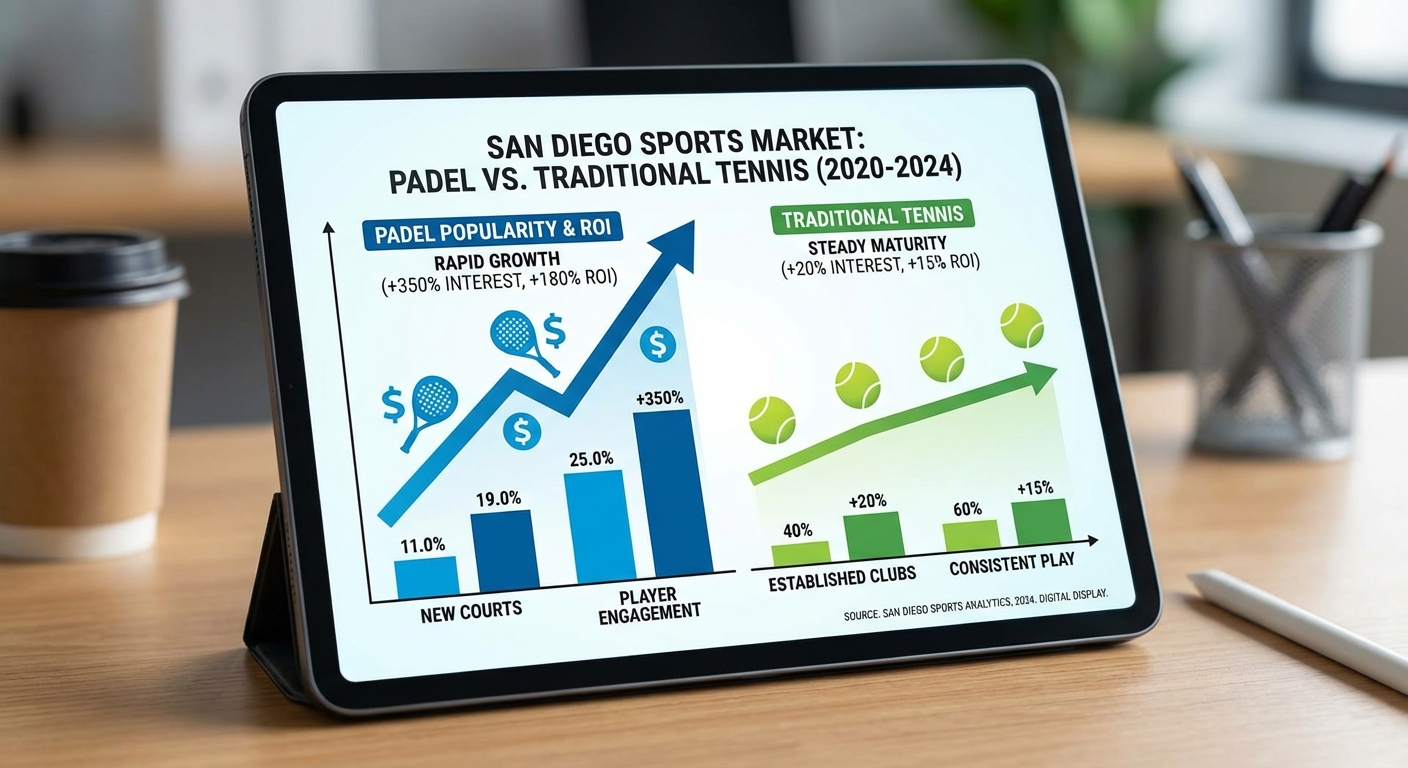 padel tennis growth comparison san diego index
