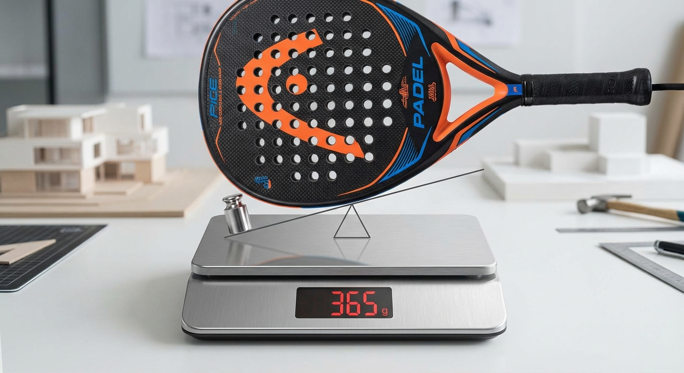 padel racket weight balance