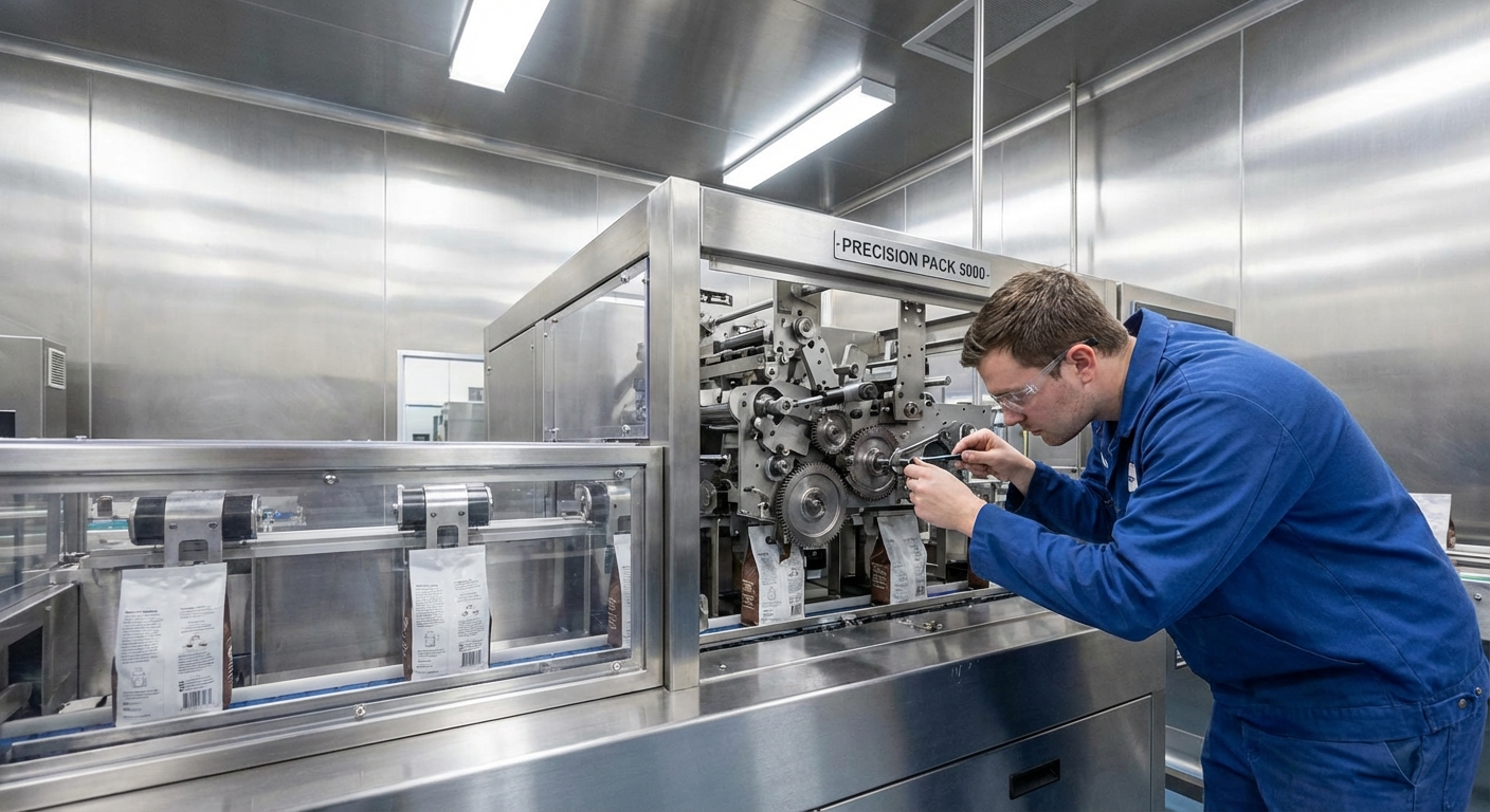 Expert packaging operator training focused on reducing human error and improving machine OEE