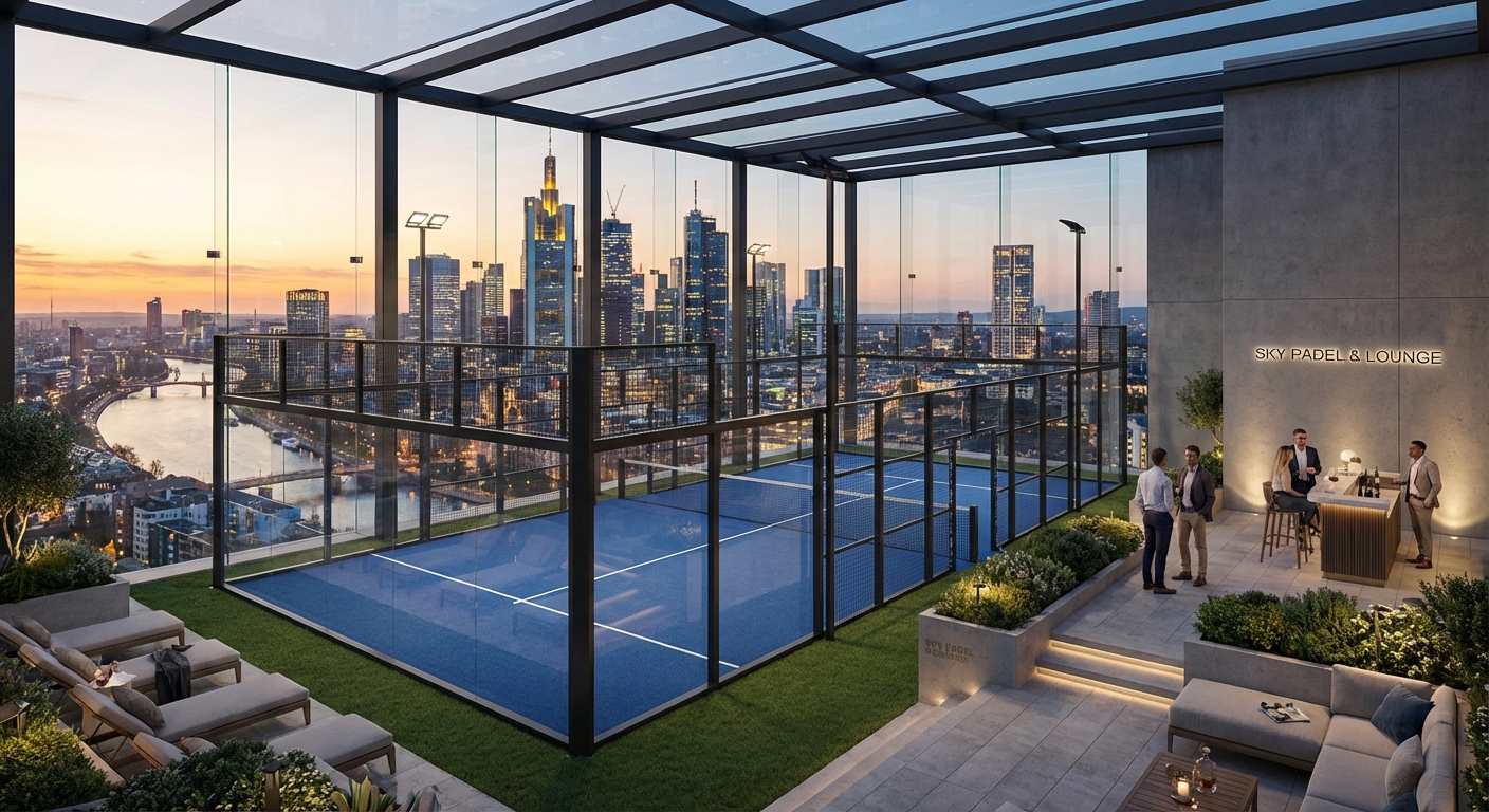 premium padel court architecture