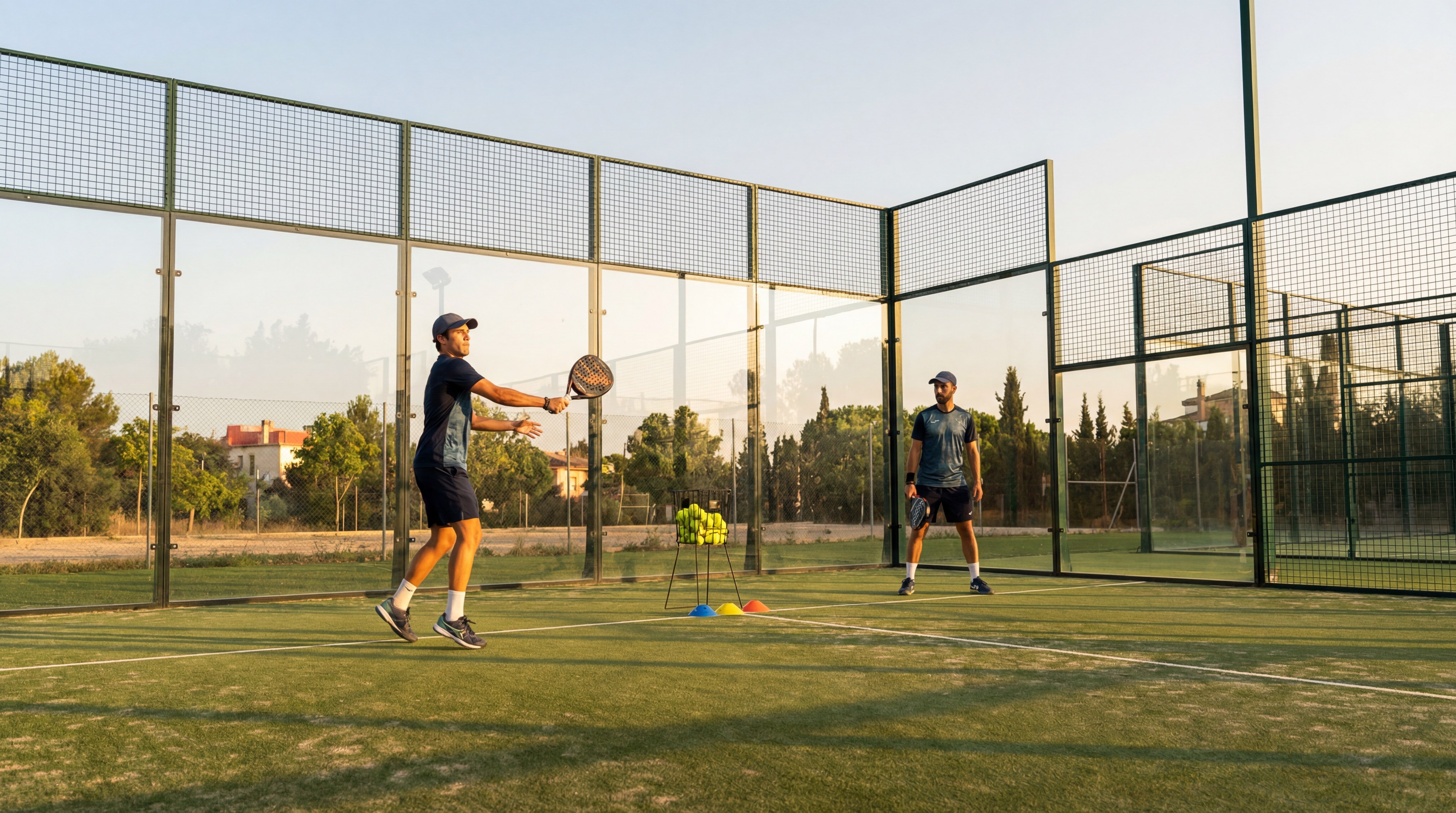 Padel Court Training Session