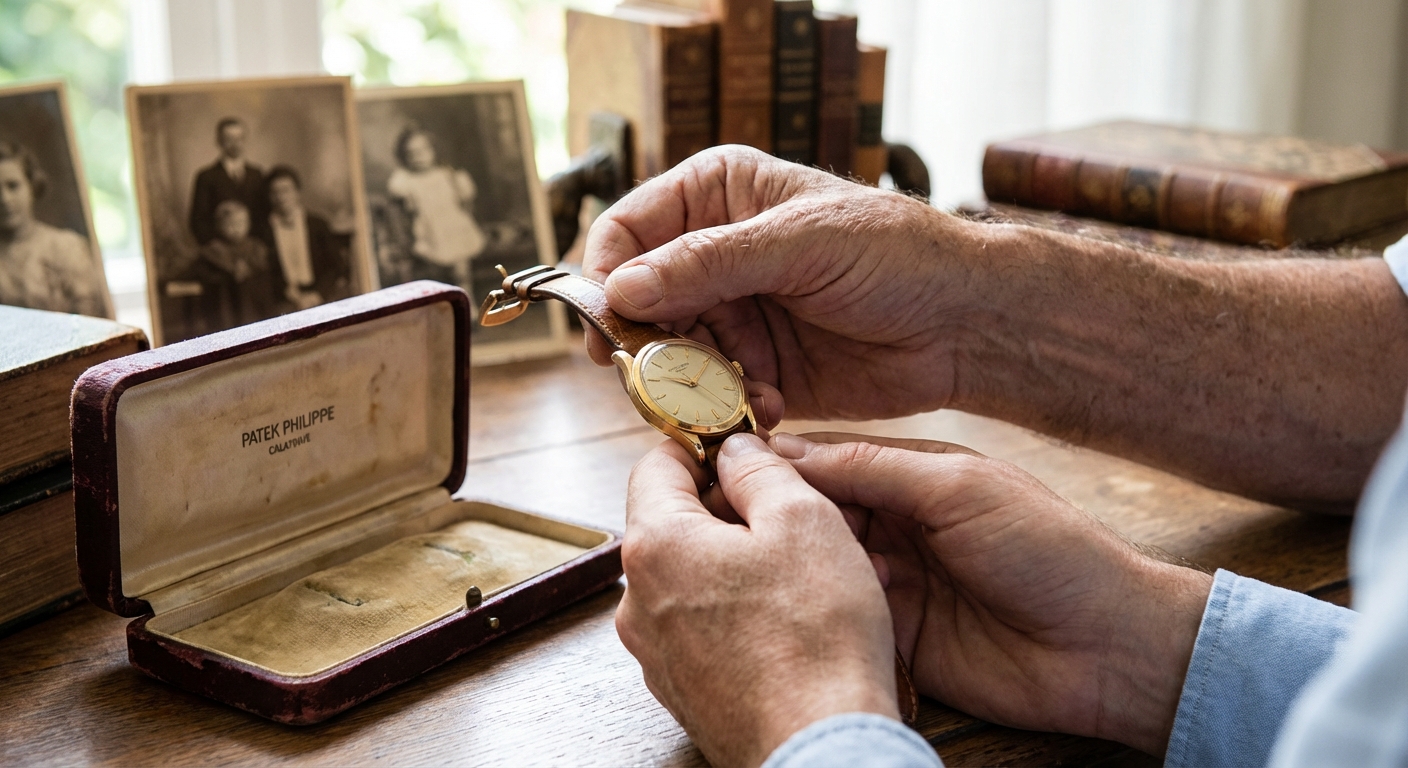vintage watch heirloom handover