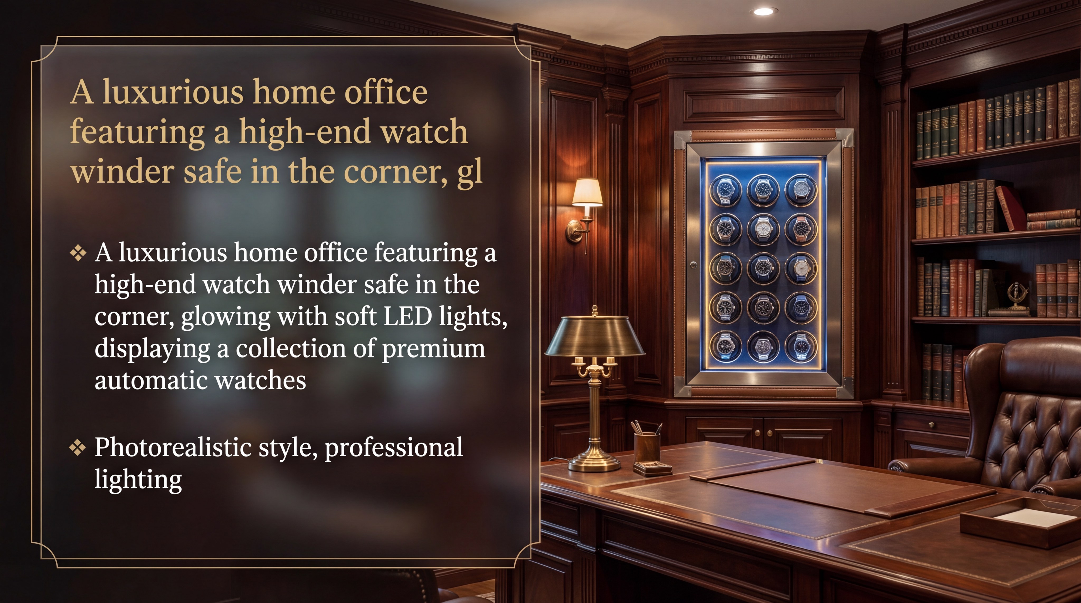 Luxurious Home Office Display