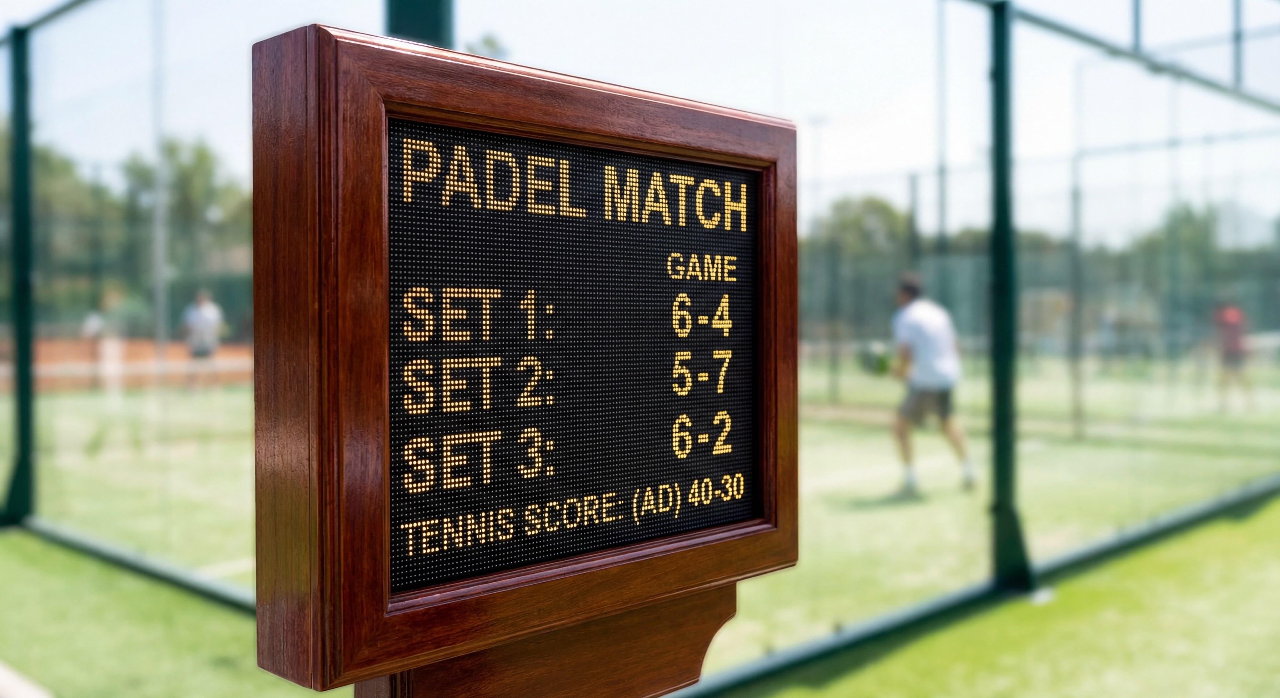 padel club scoreboard