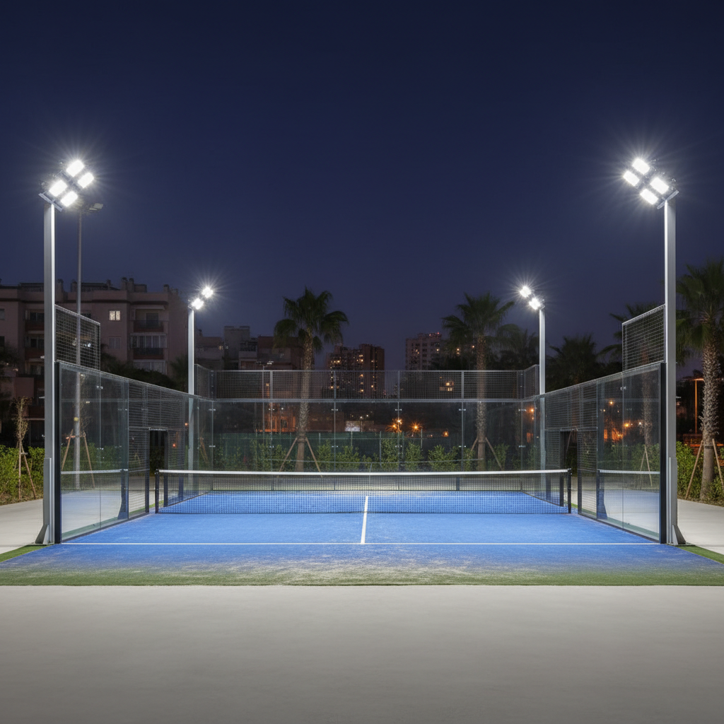 Illuminated night court