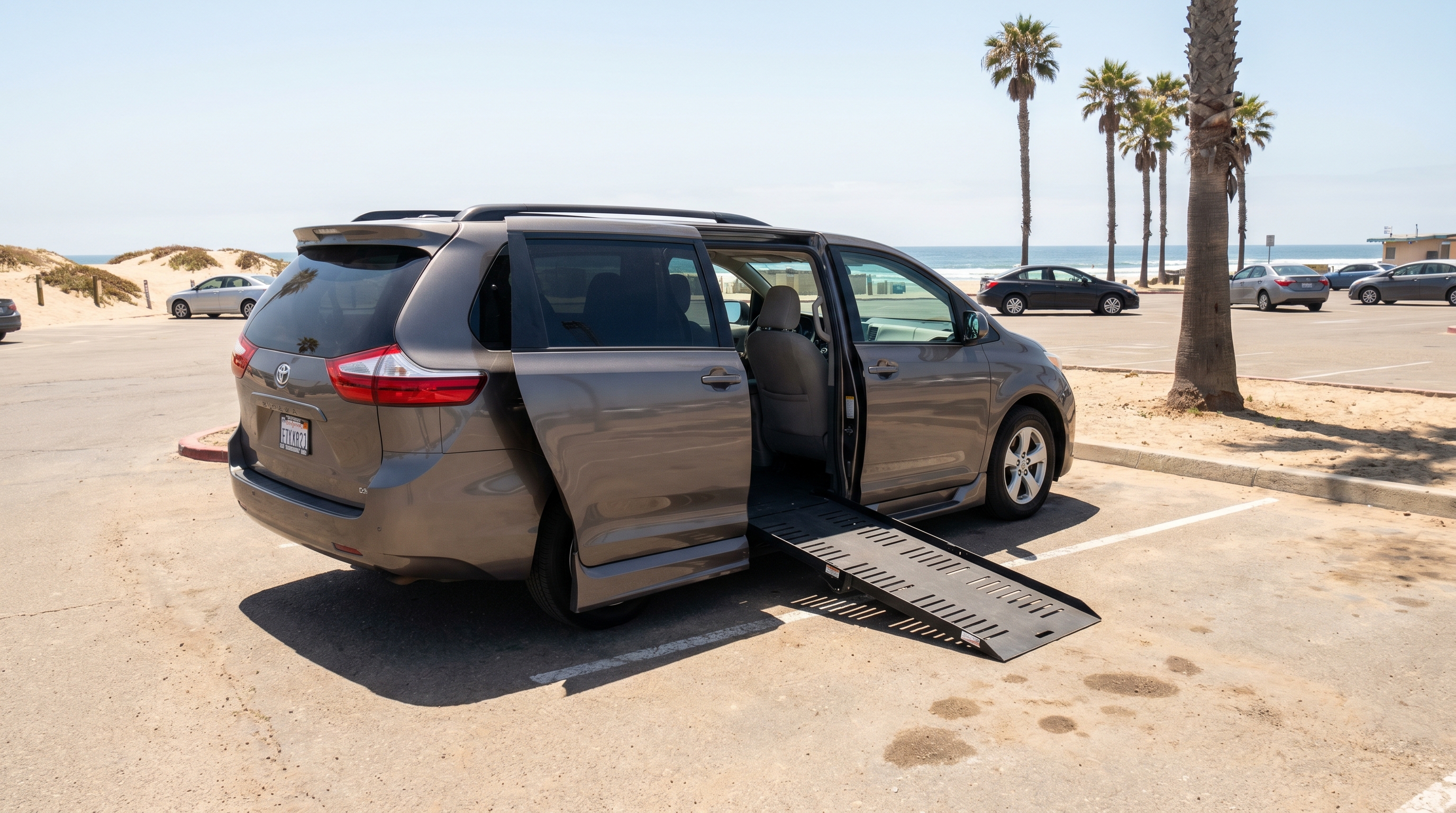 Accessible van Pismo Beach