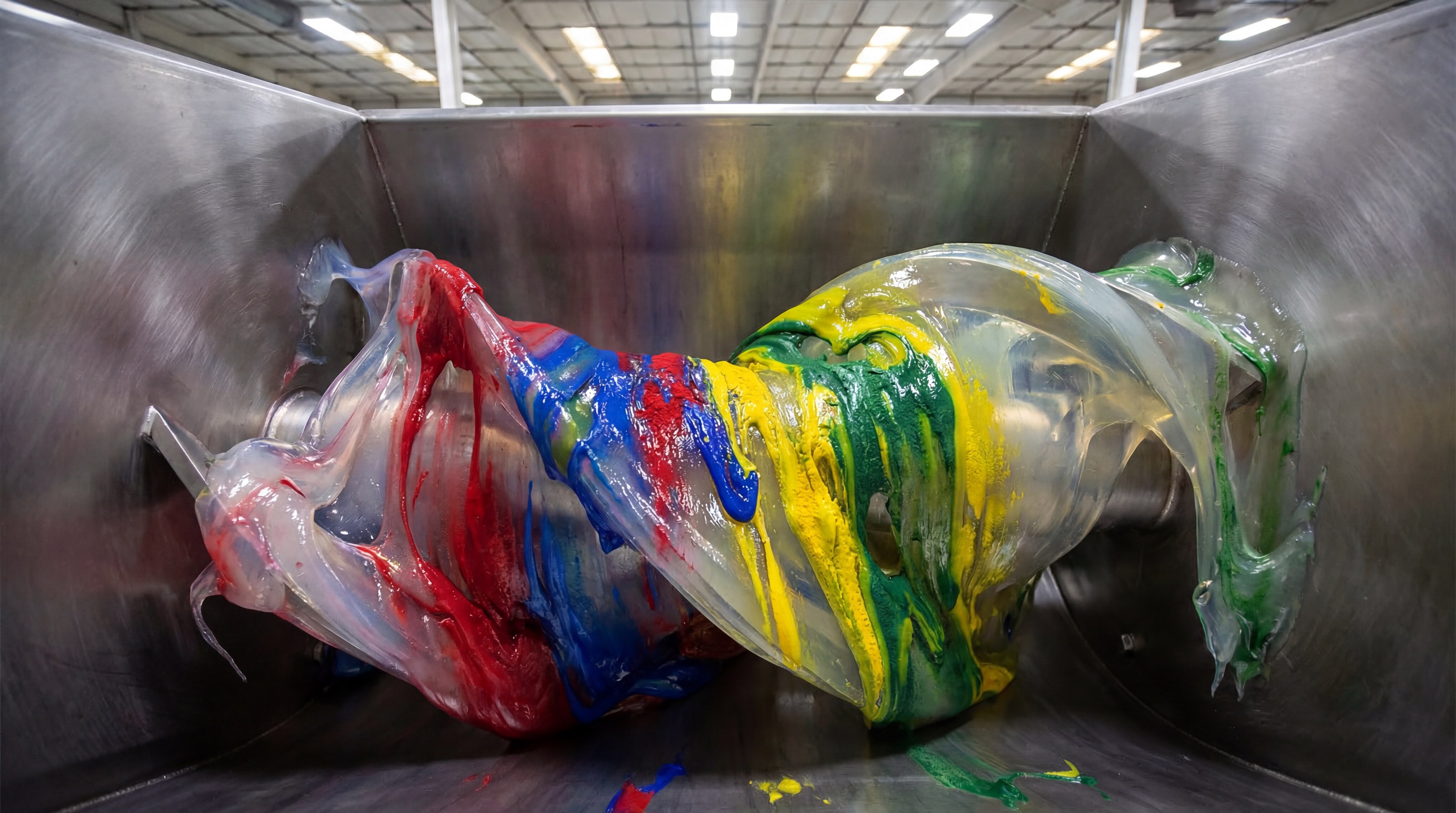 food grade silicone pigment mixing