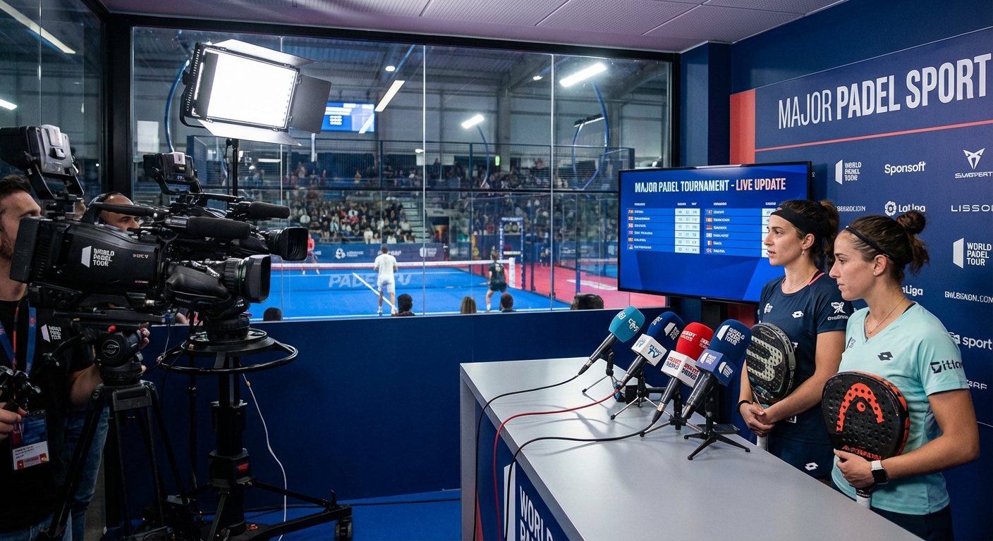 padel broadcast press conference
