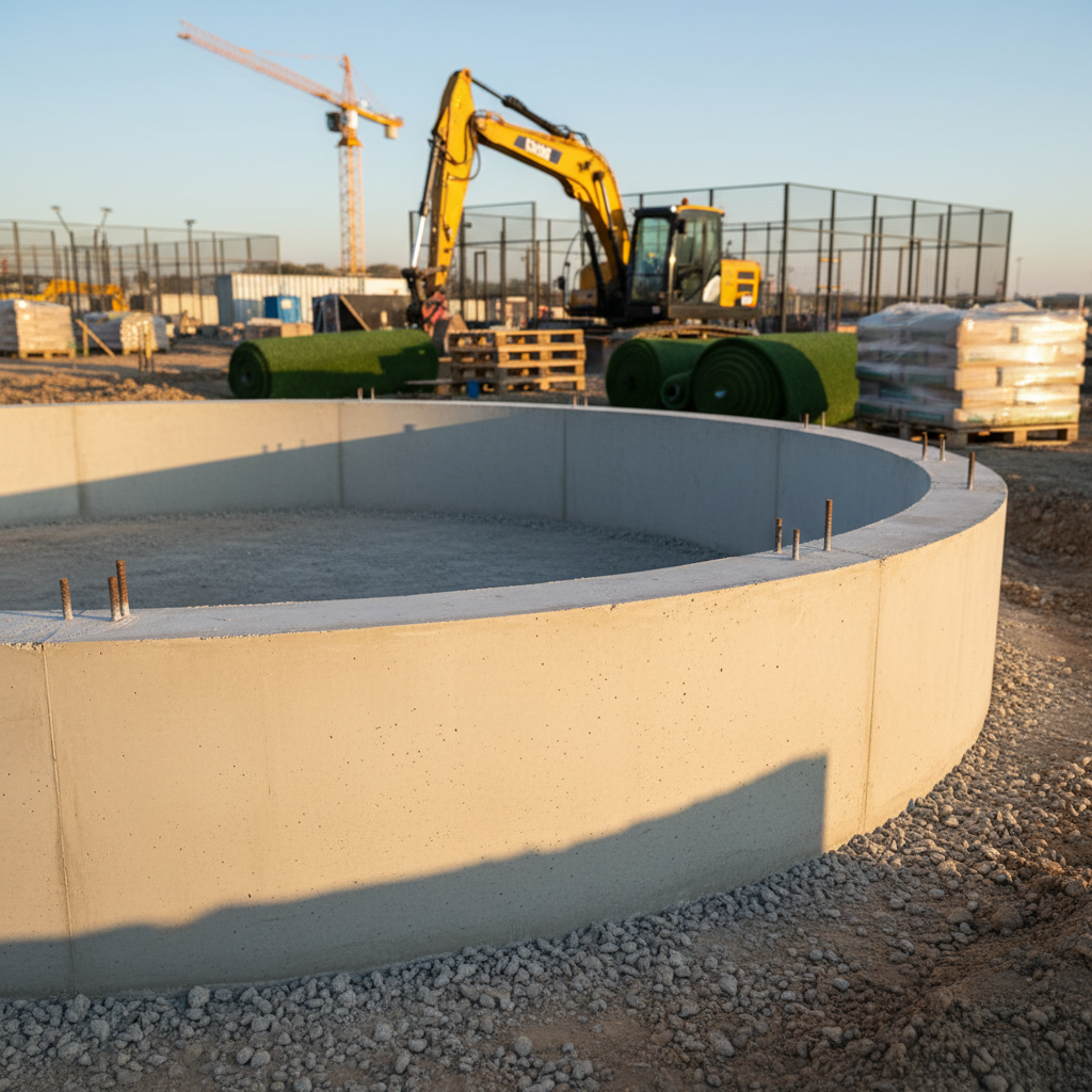 reinforced concrete ring beam foundation