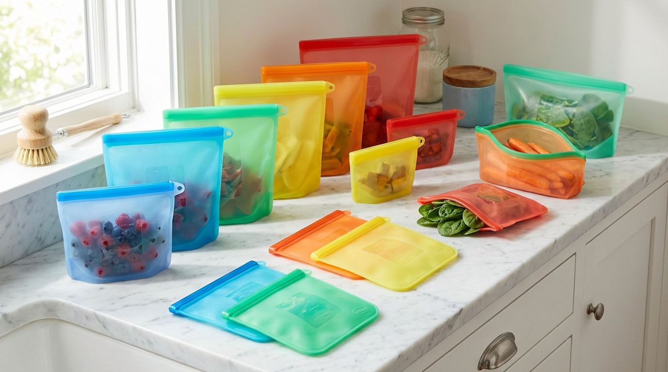 Eco friendly silicone storage bags