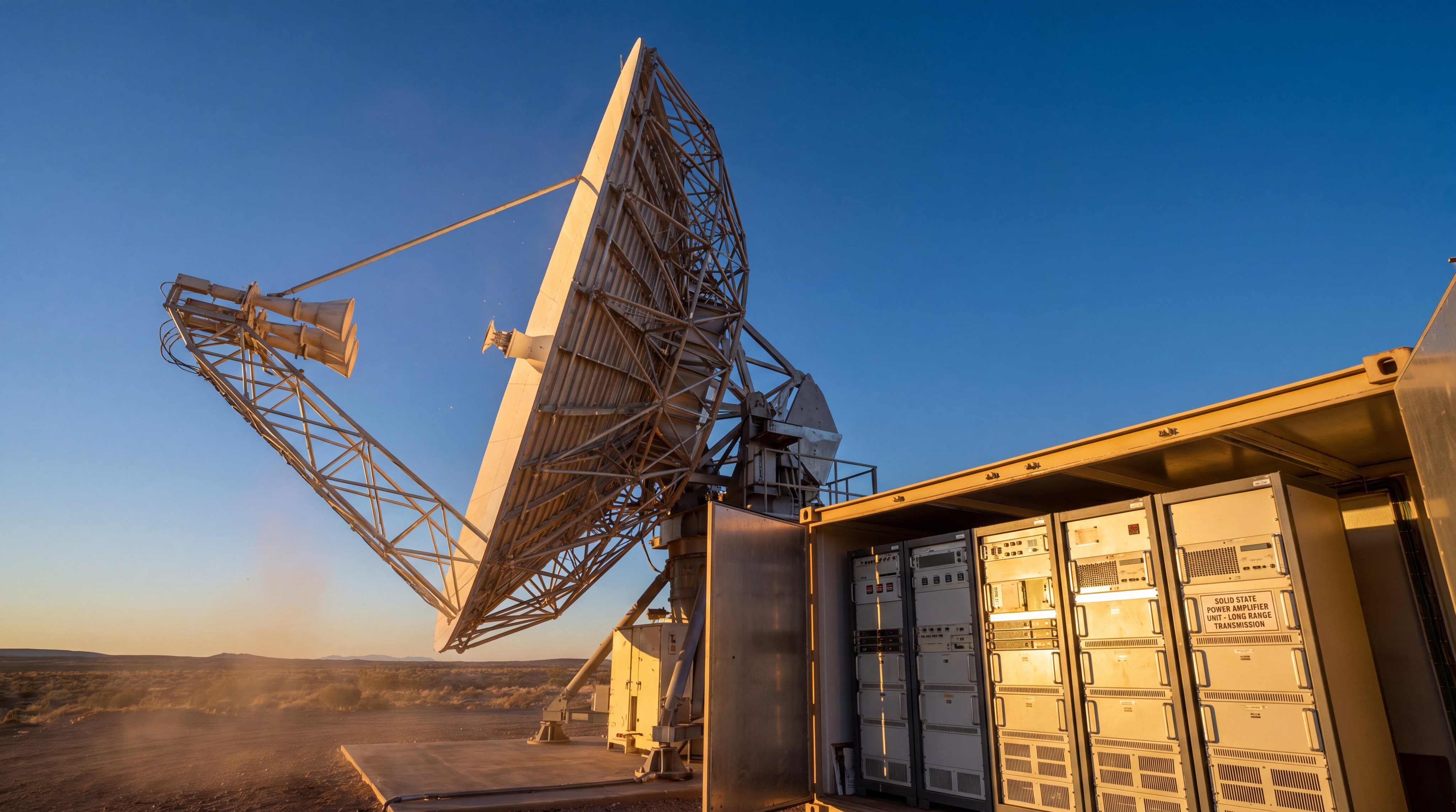 satellite ground station radar array