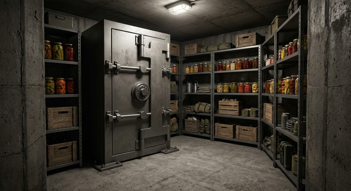 hidden watch safe concrete floor index 8