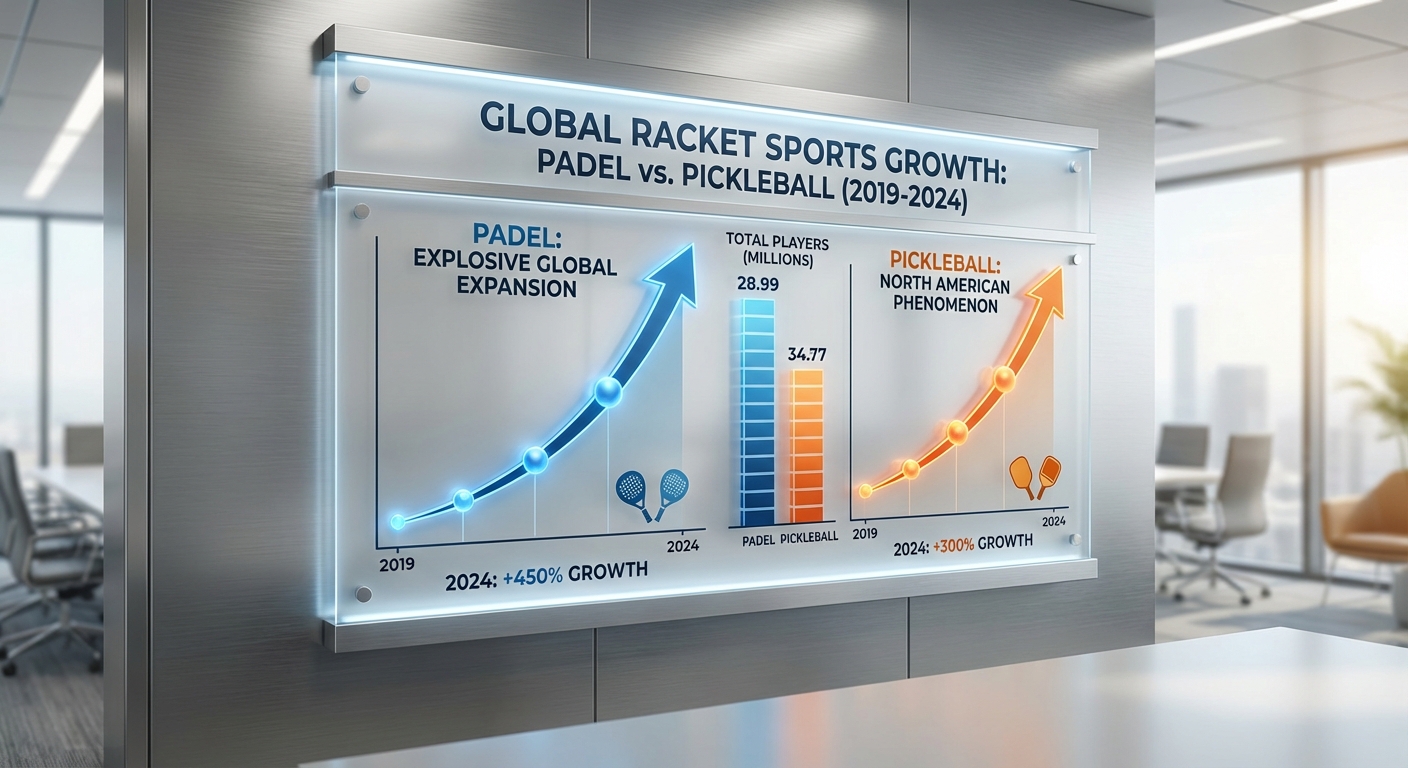 padel ball vs pickleball growth