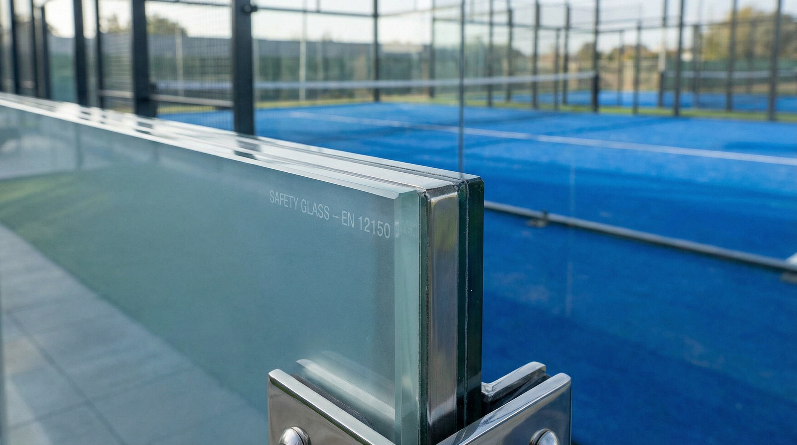 tempered glass macro shot