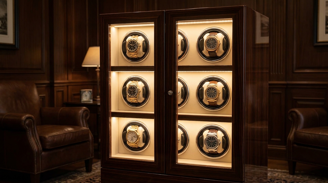 luxury watch display cabinet