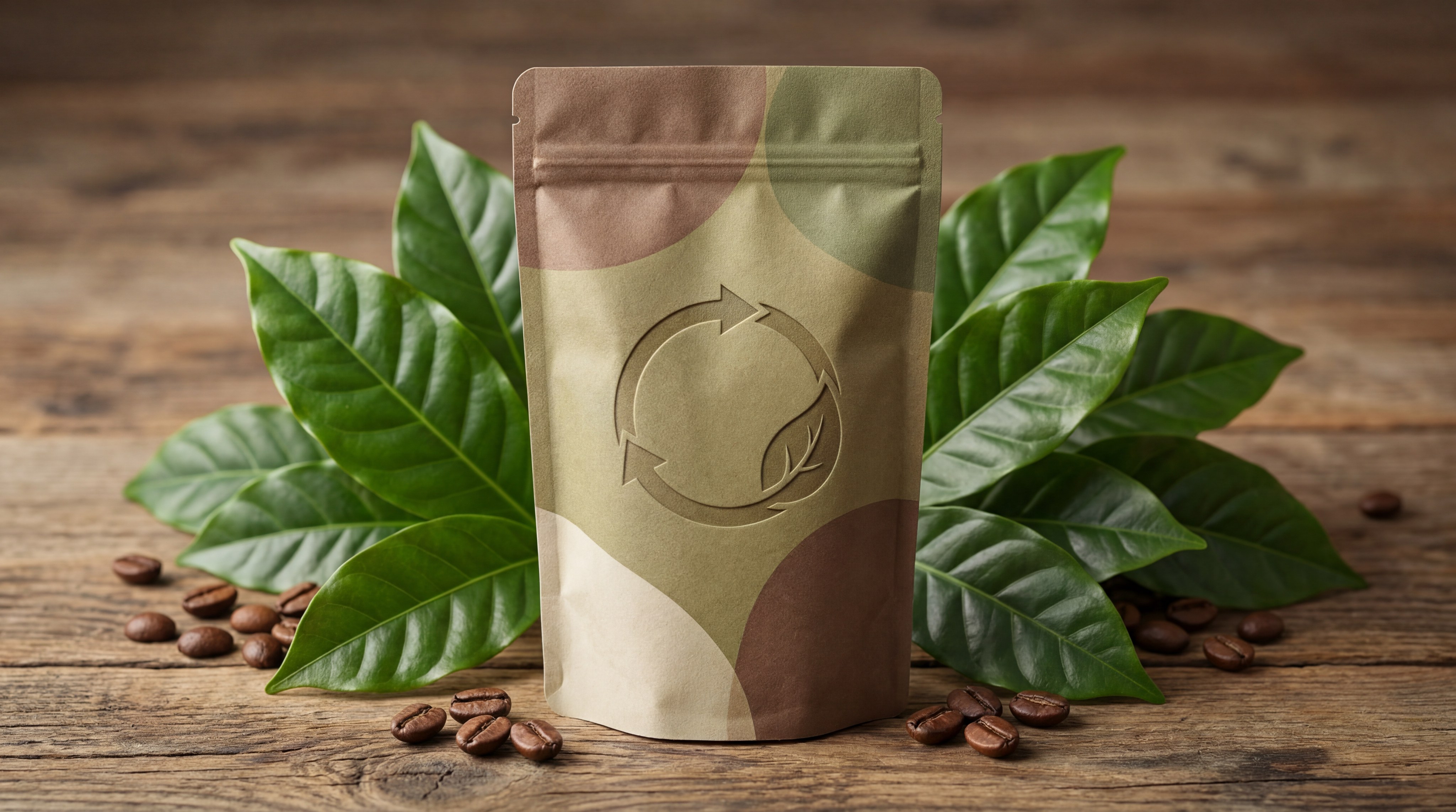 Eco friendly coffee packaging concept