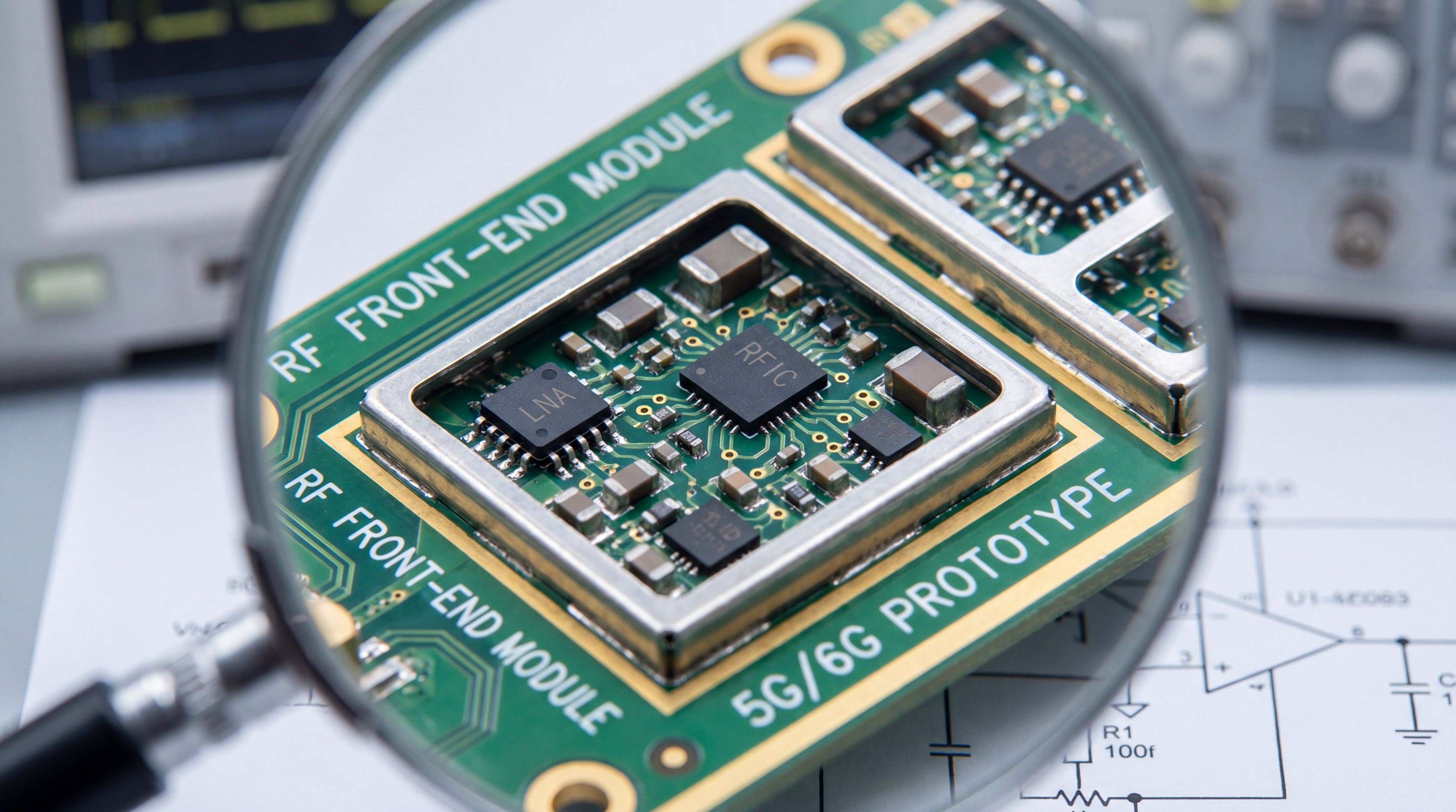 RF Frontend LNA Module Closeup