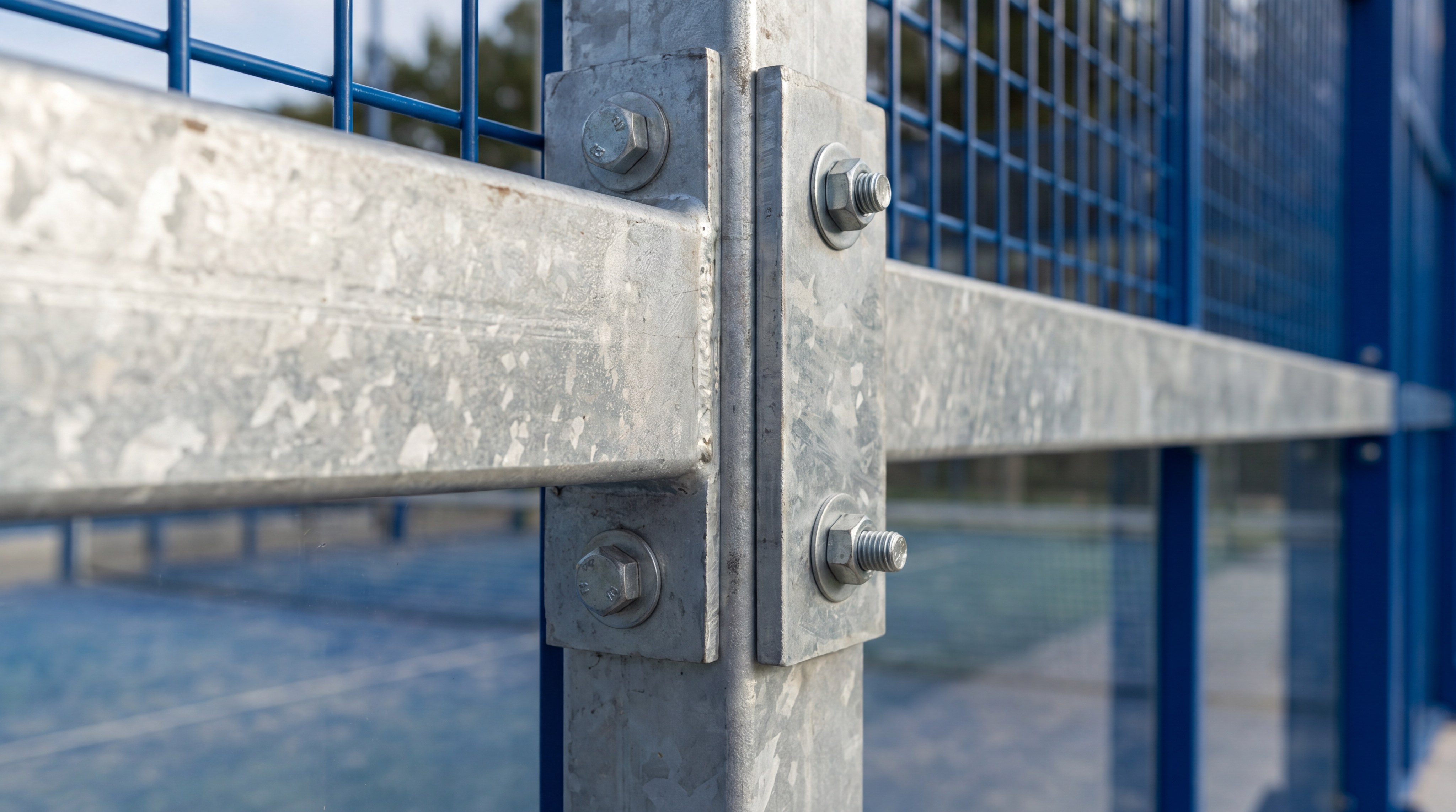 galvanized steel padel court frames
