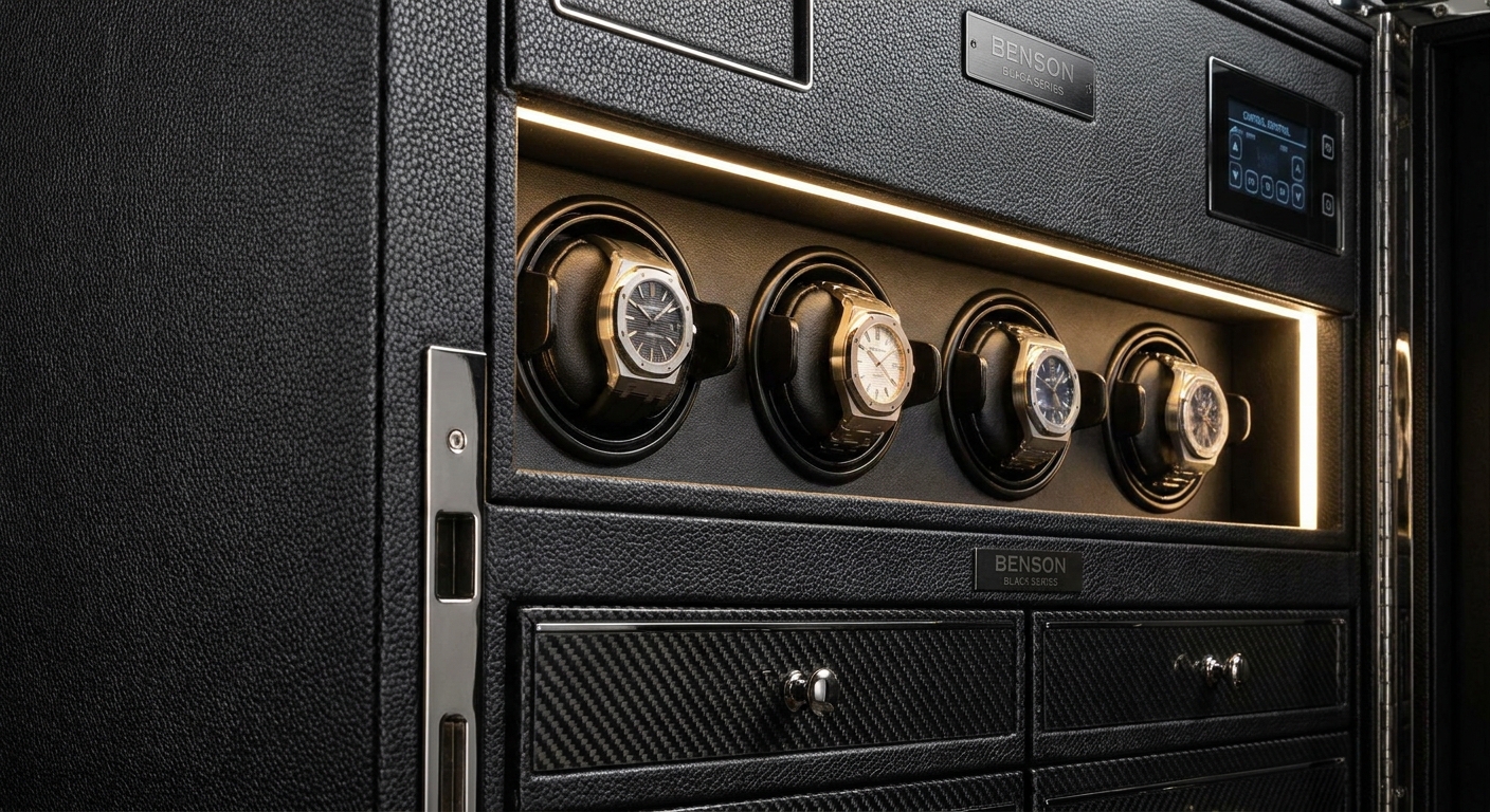 Benson Black Series safe watch winder