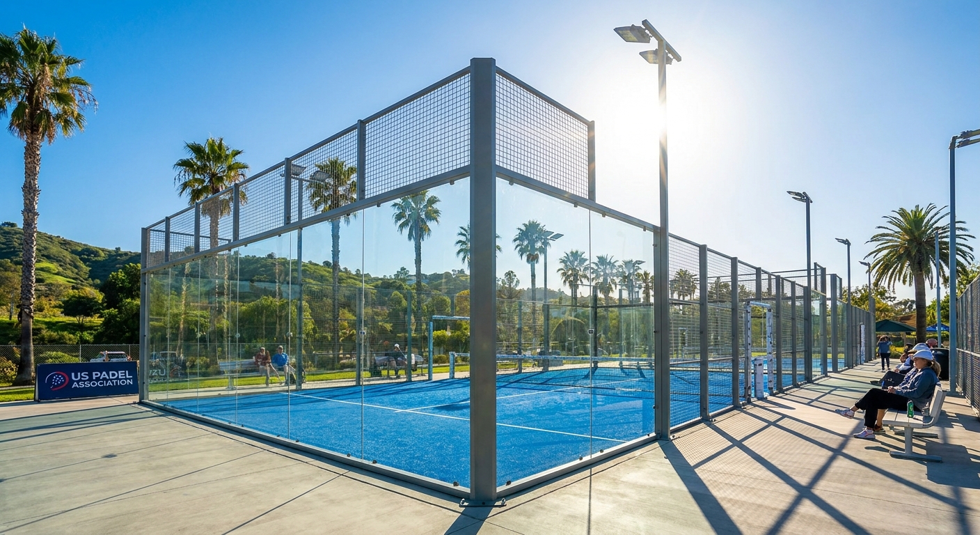 photorealistic padel court usa index 1