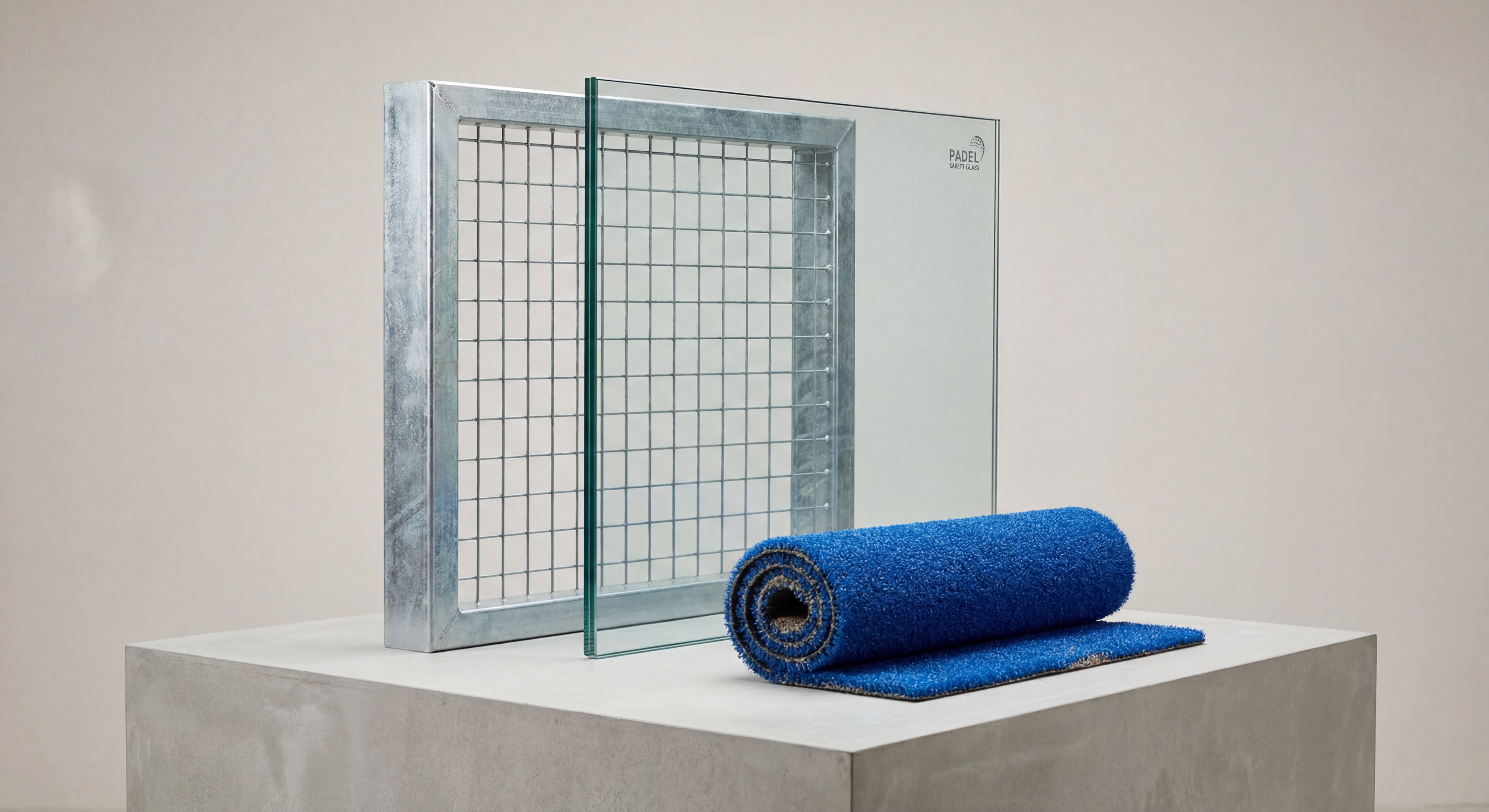 premium padel court components showcase