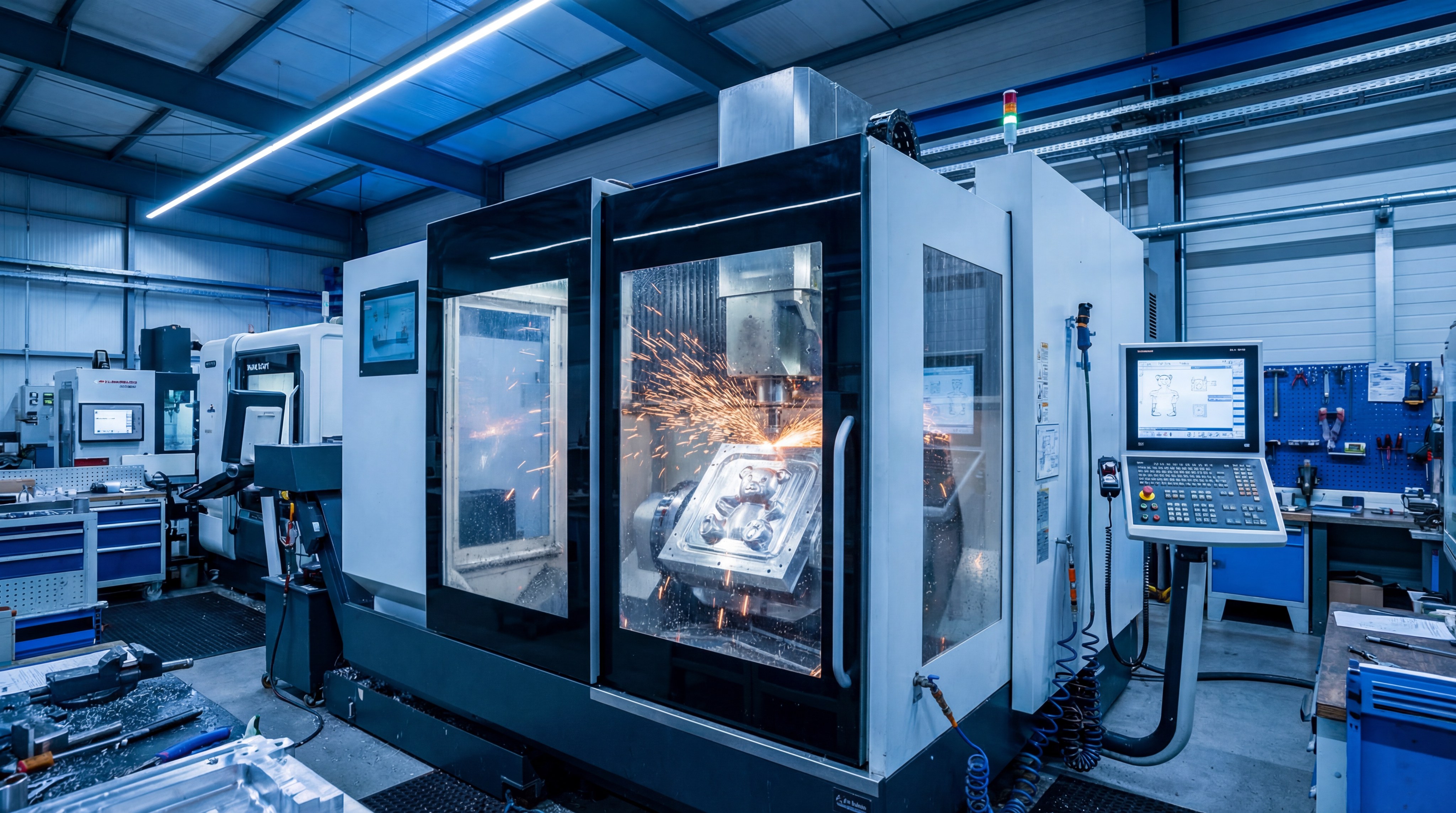 CNC machine baby toy mold manufacturing