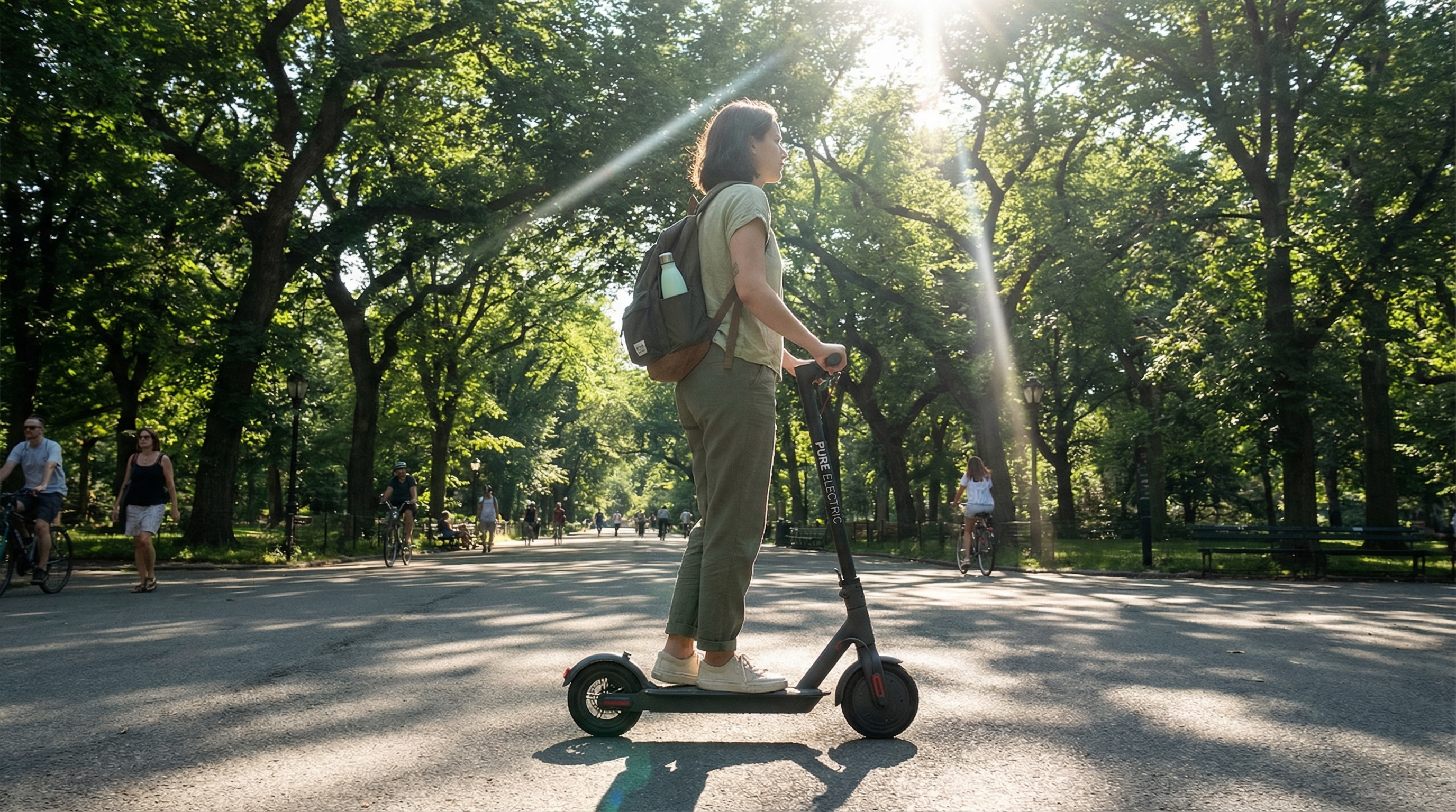 eco traveler electric scooter park