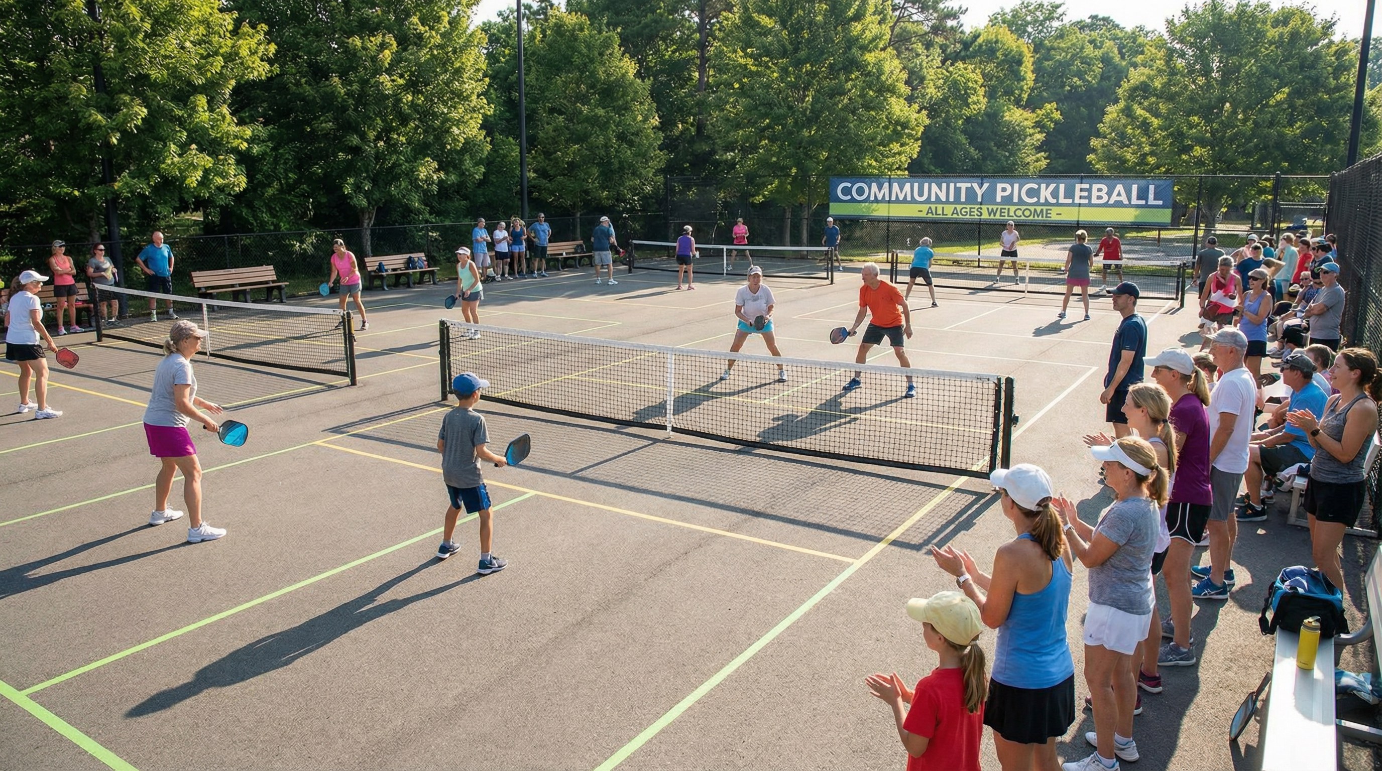 Community Pickleball Scene