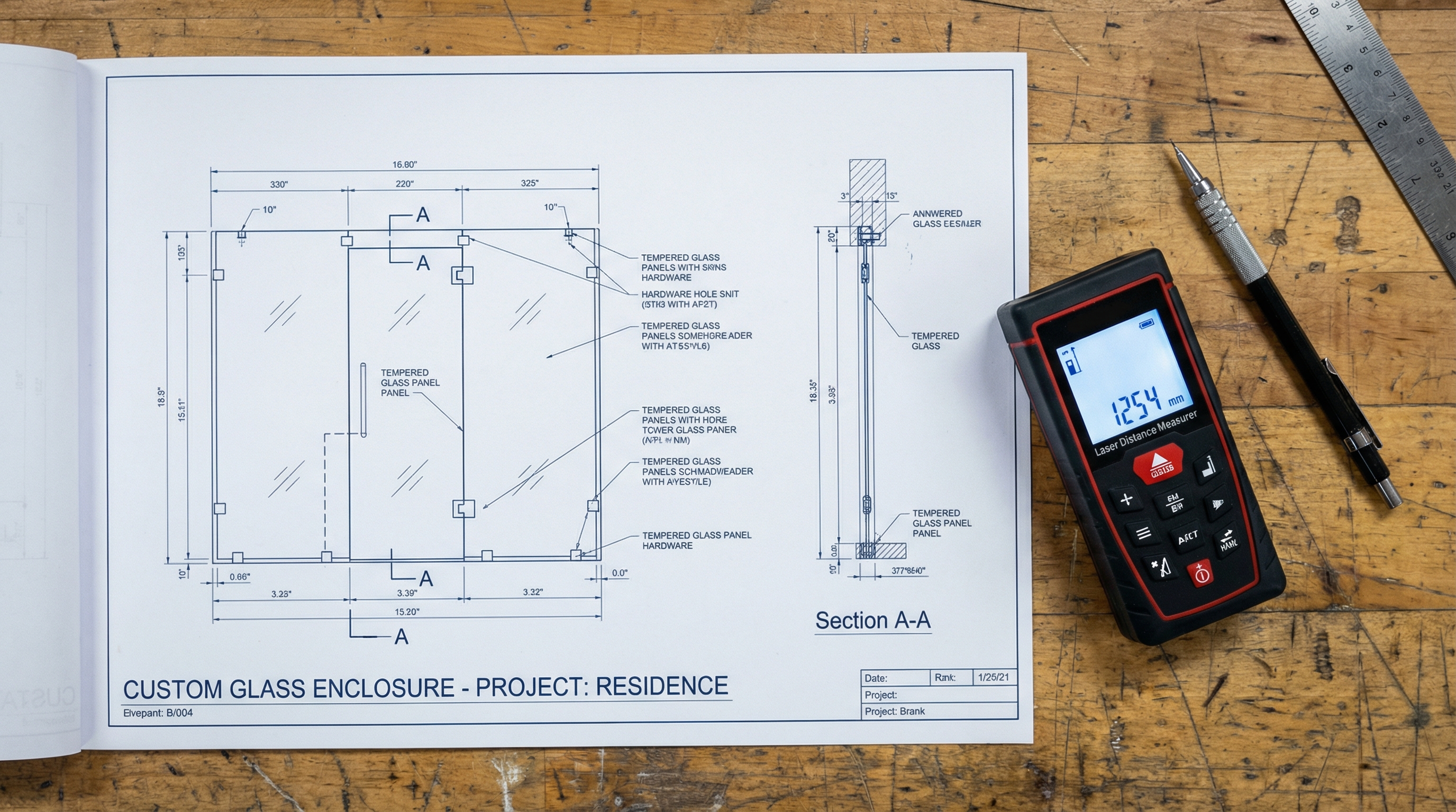 glass project blueprint workspace