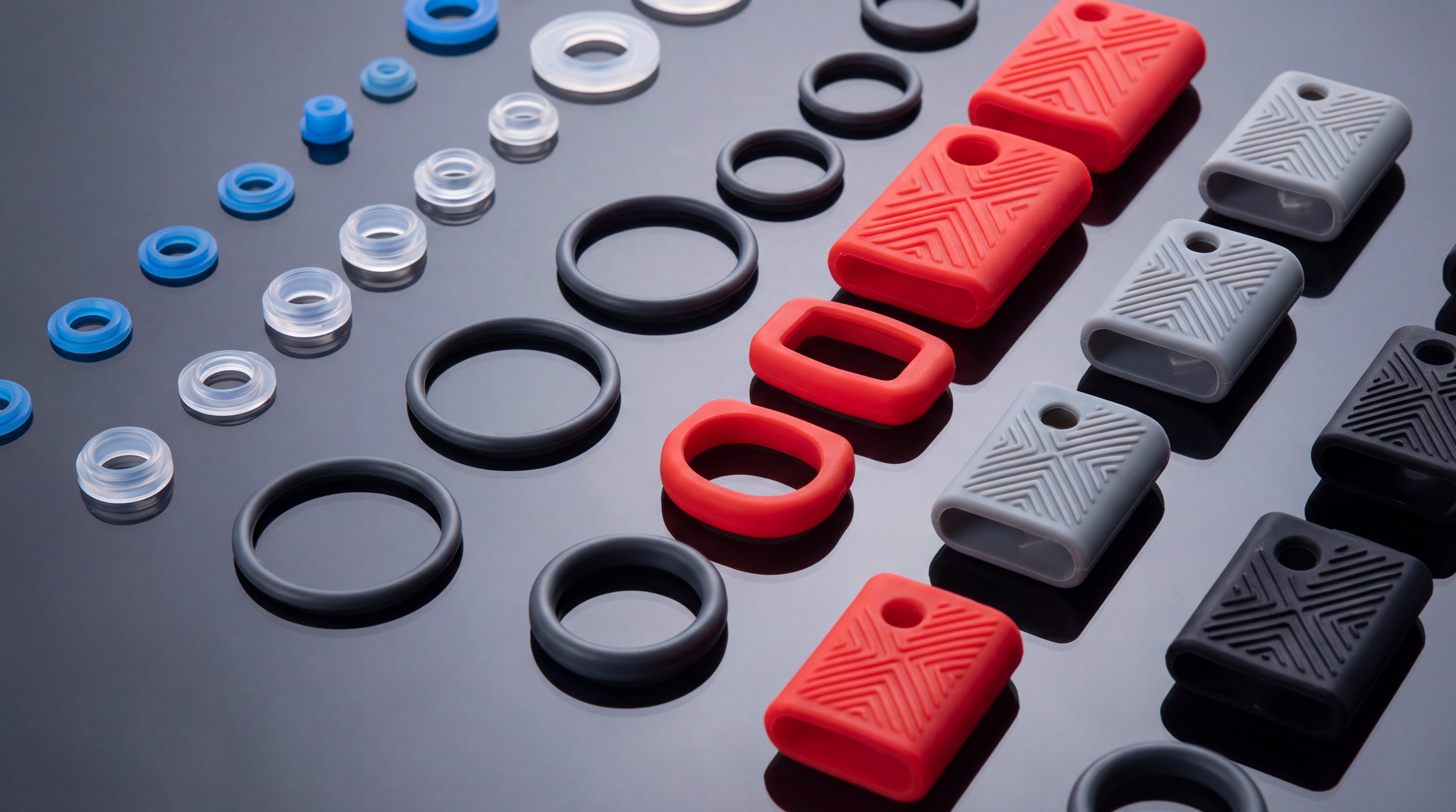 Custom silicone products photography