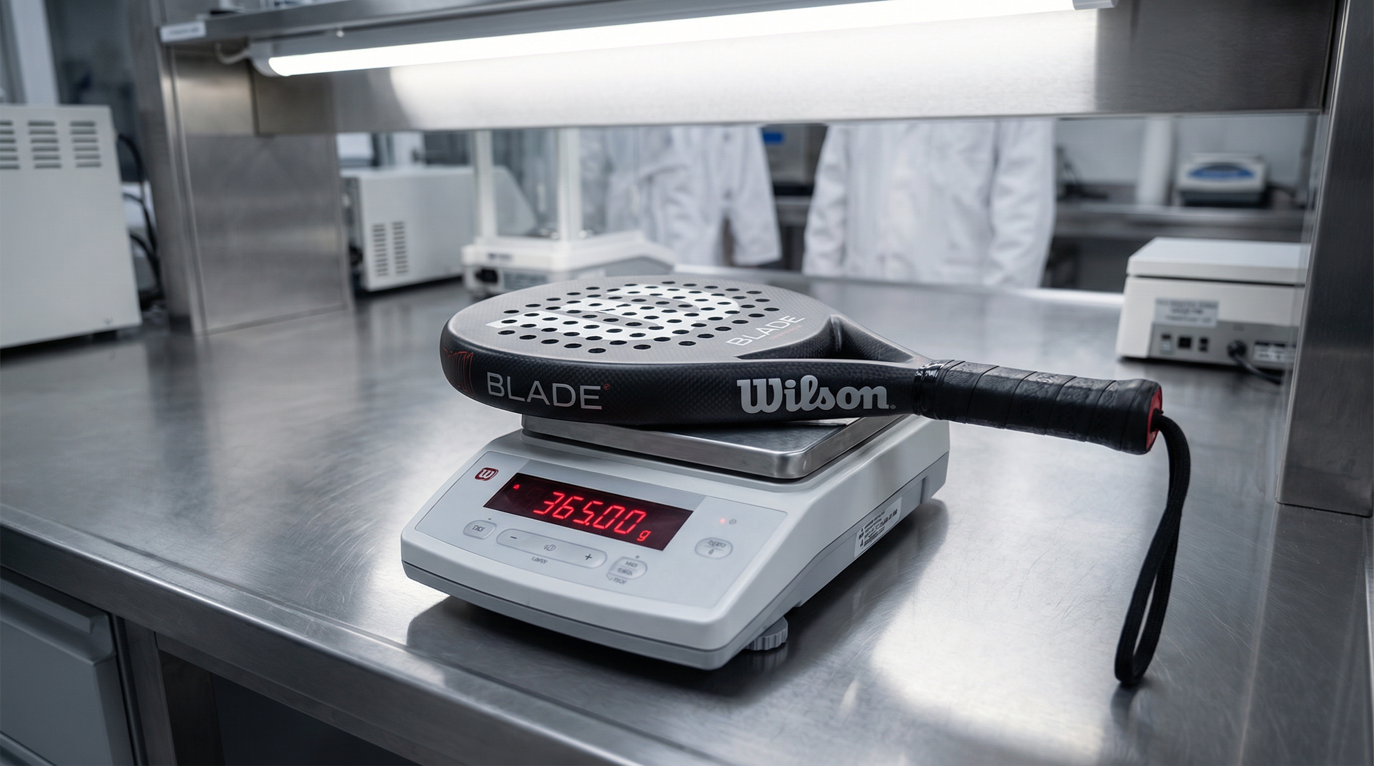wilson padel racket weight measurement