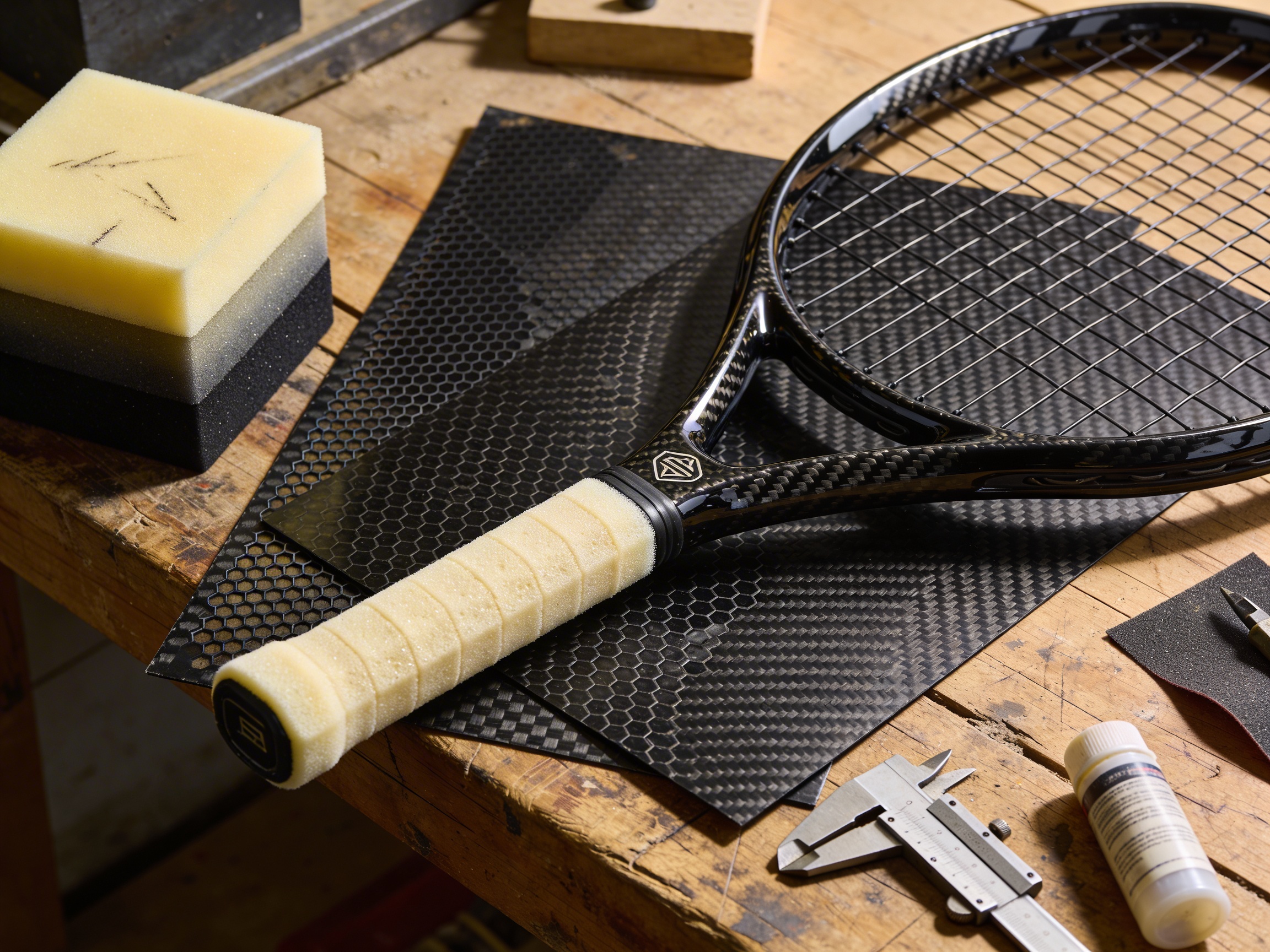 padel racket materials workbench