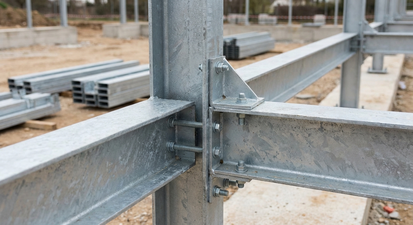 galvanized steel padel court construction