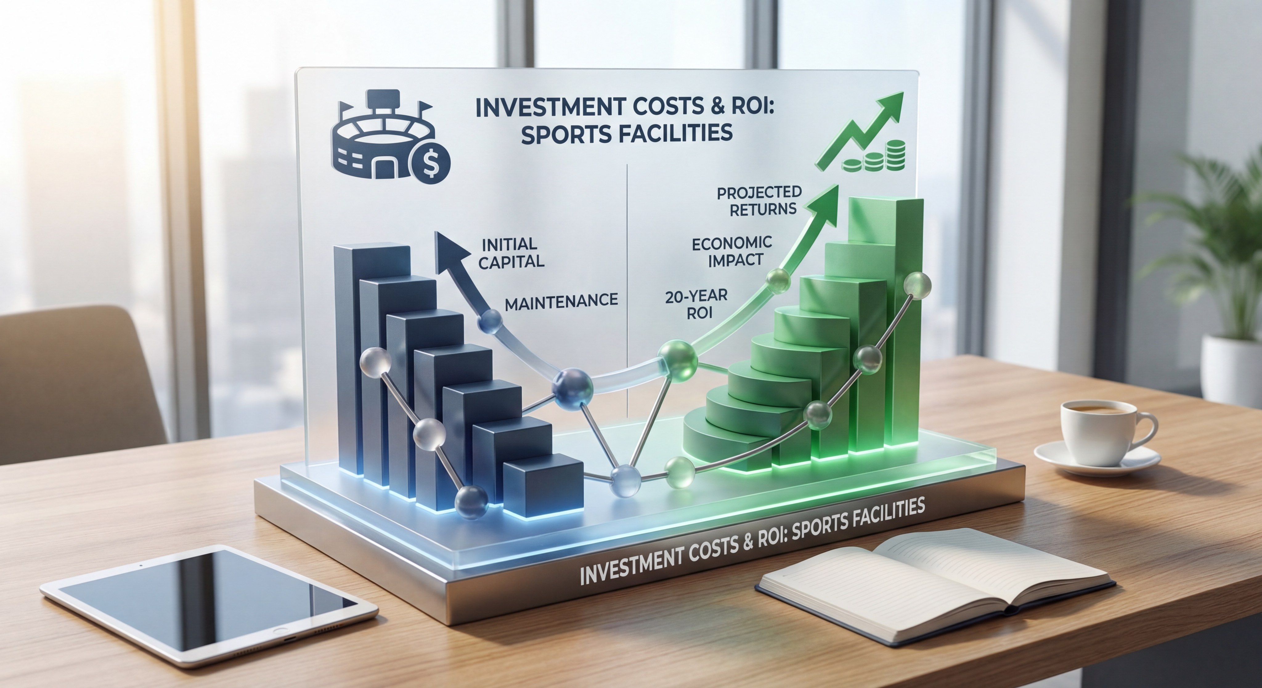 sports facility investment roi chart