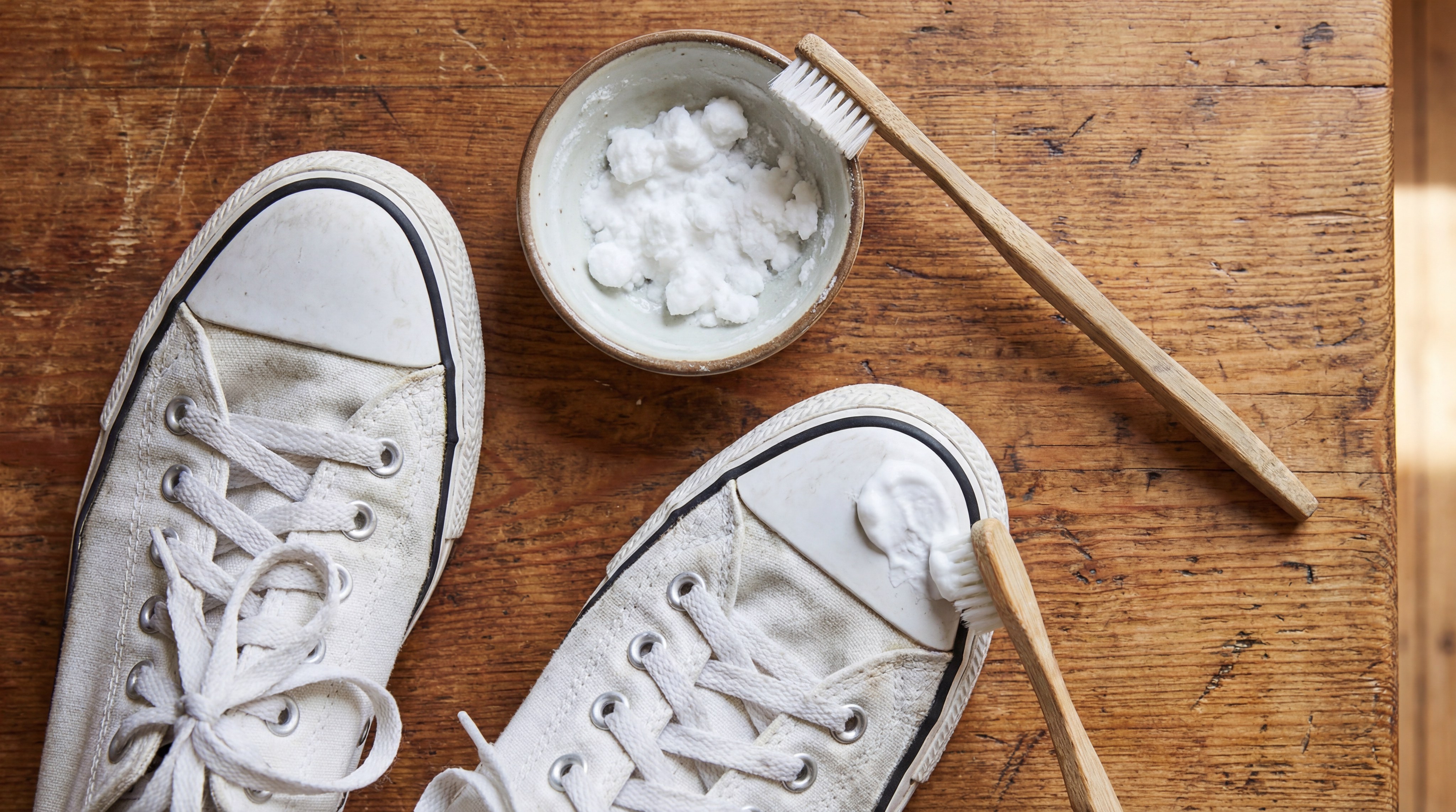 sneaker cleaning tutorial image