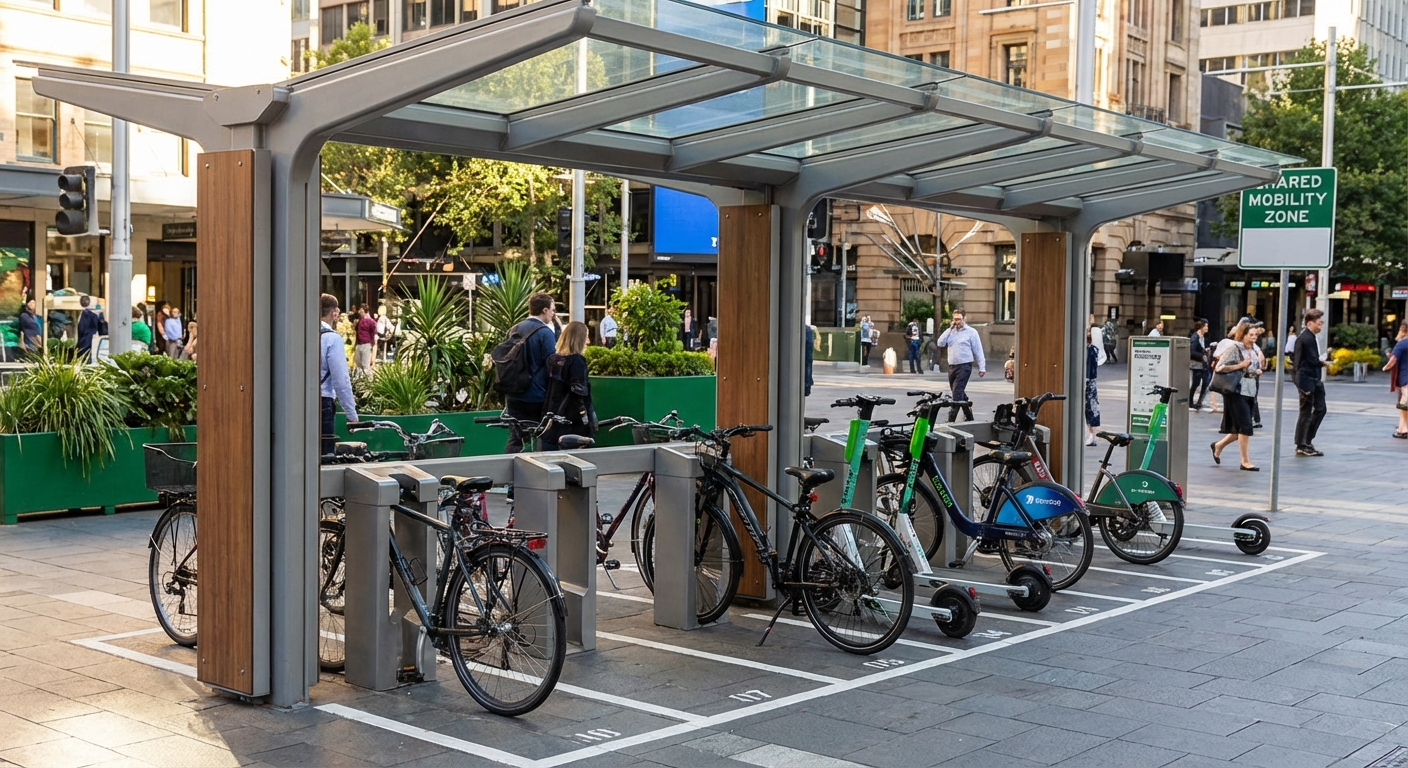 Modern Bike Rack