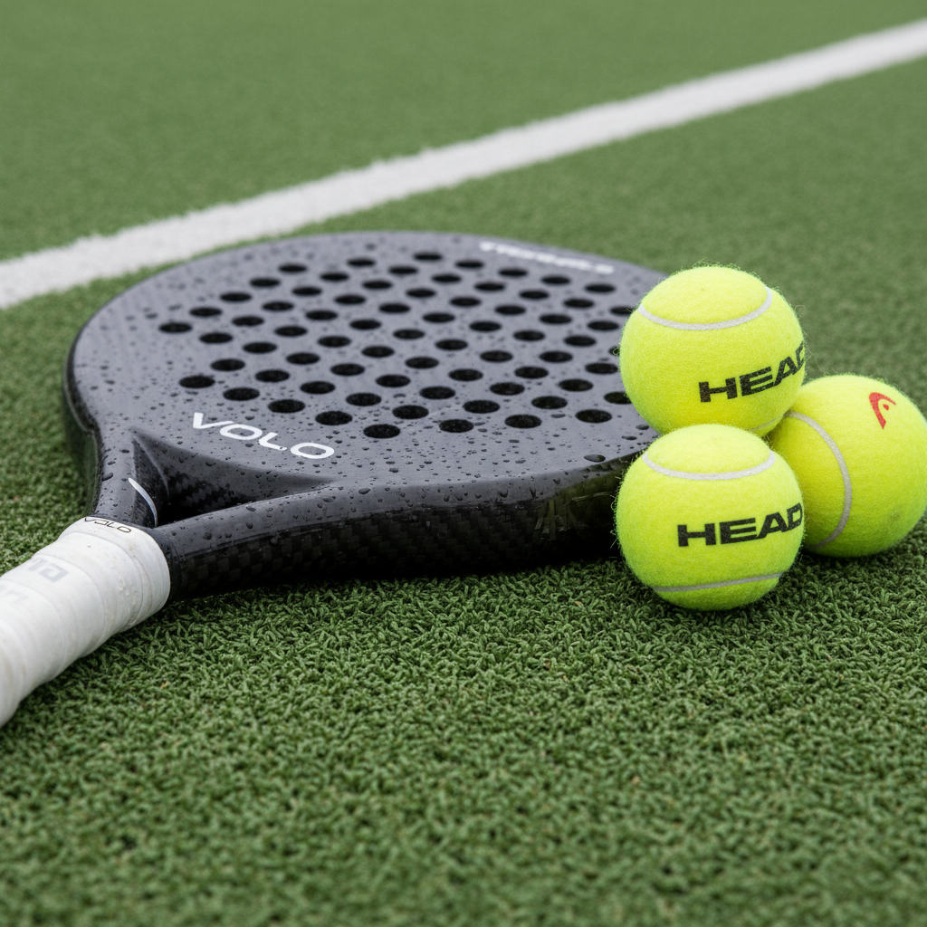 padel racket product shot