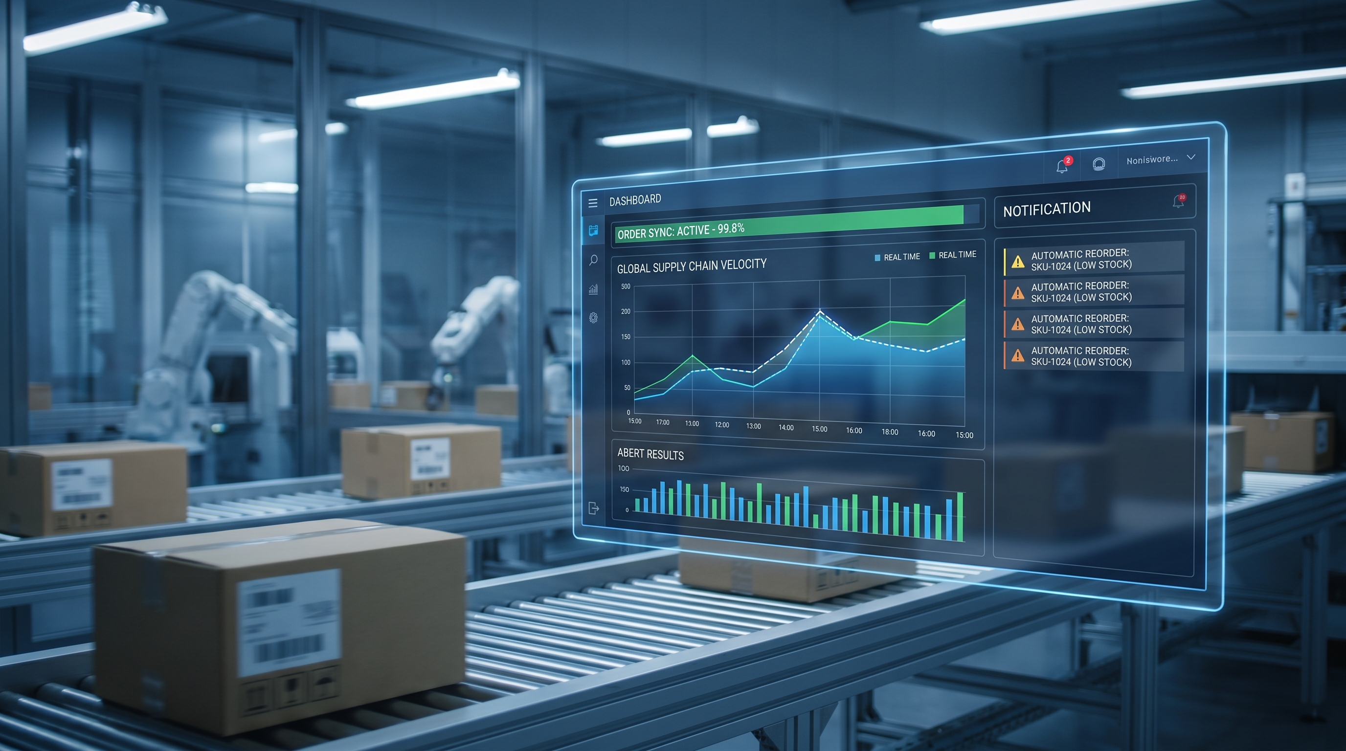 Supply Chain Dashboard Visualization