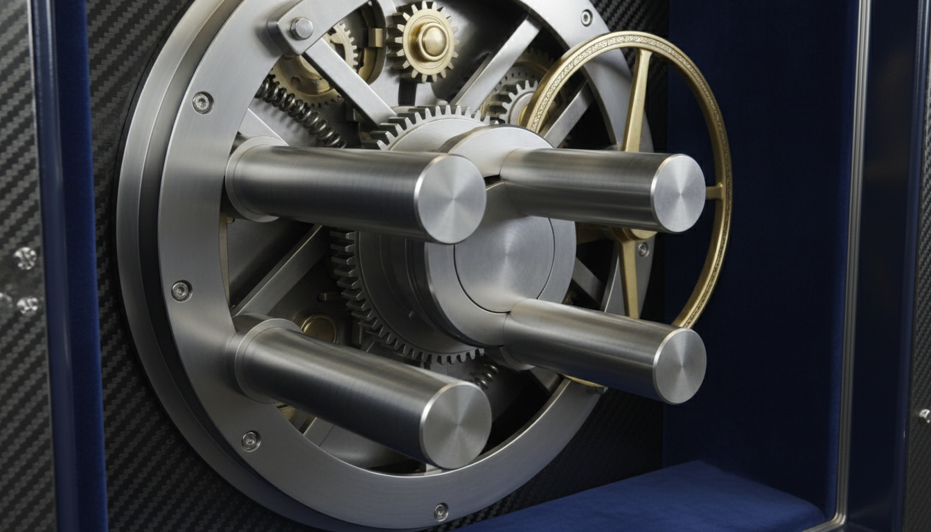 Luxury safe locking mechanism