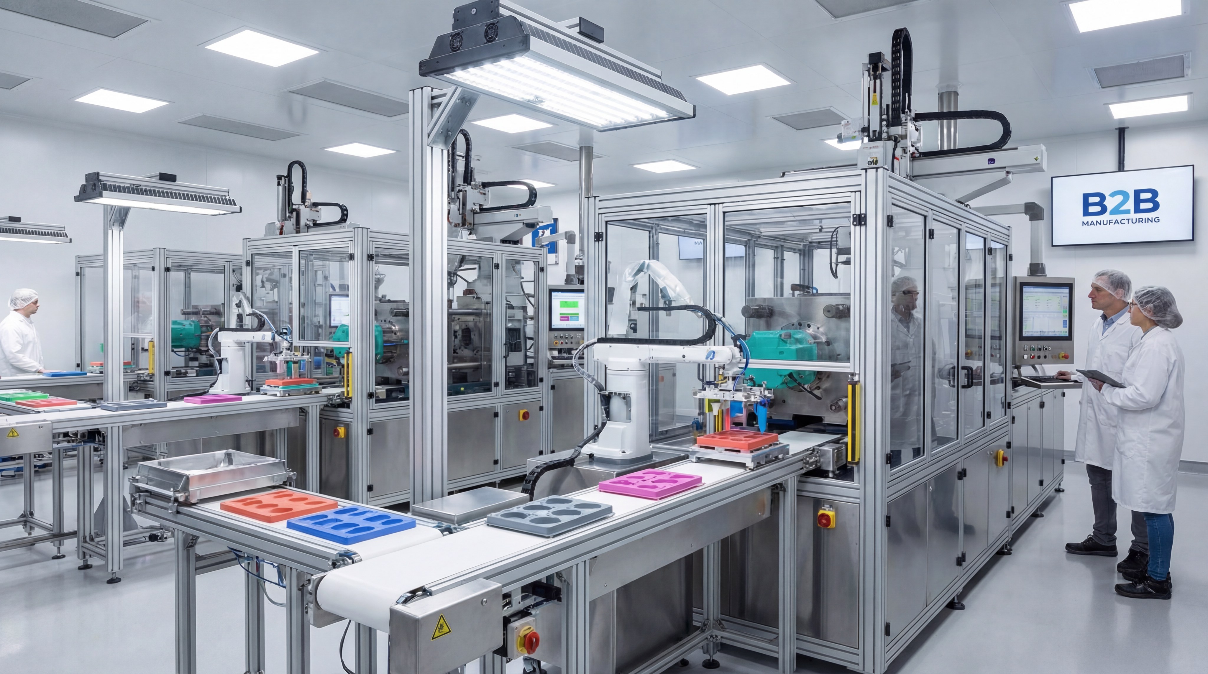 Advanced manufacturing of custom silicone trays