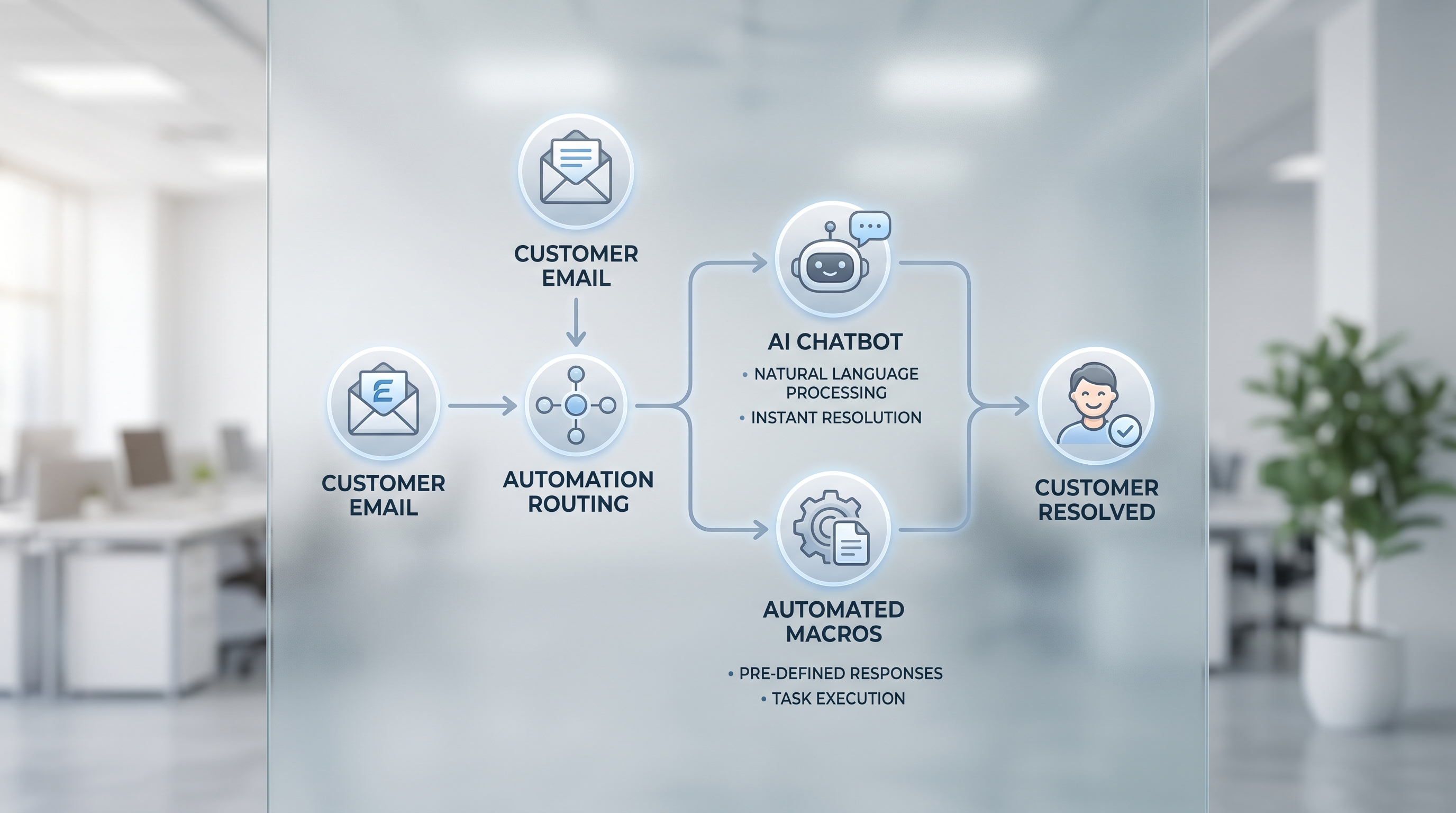 Automating customer support workflow