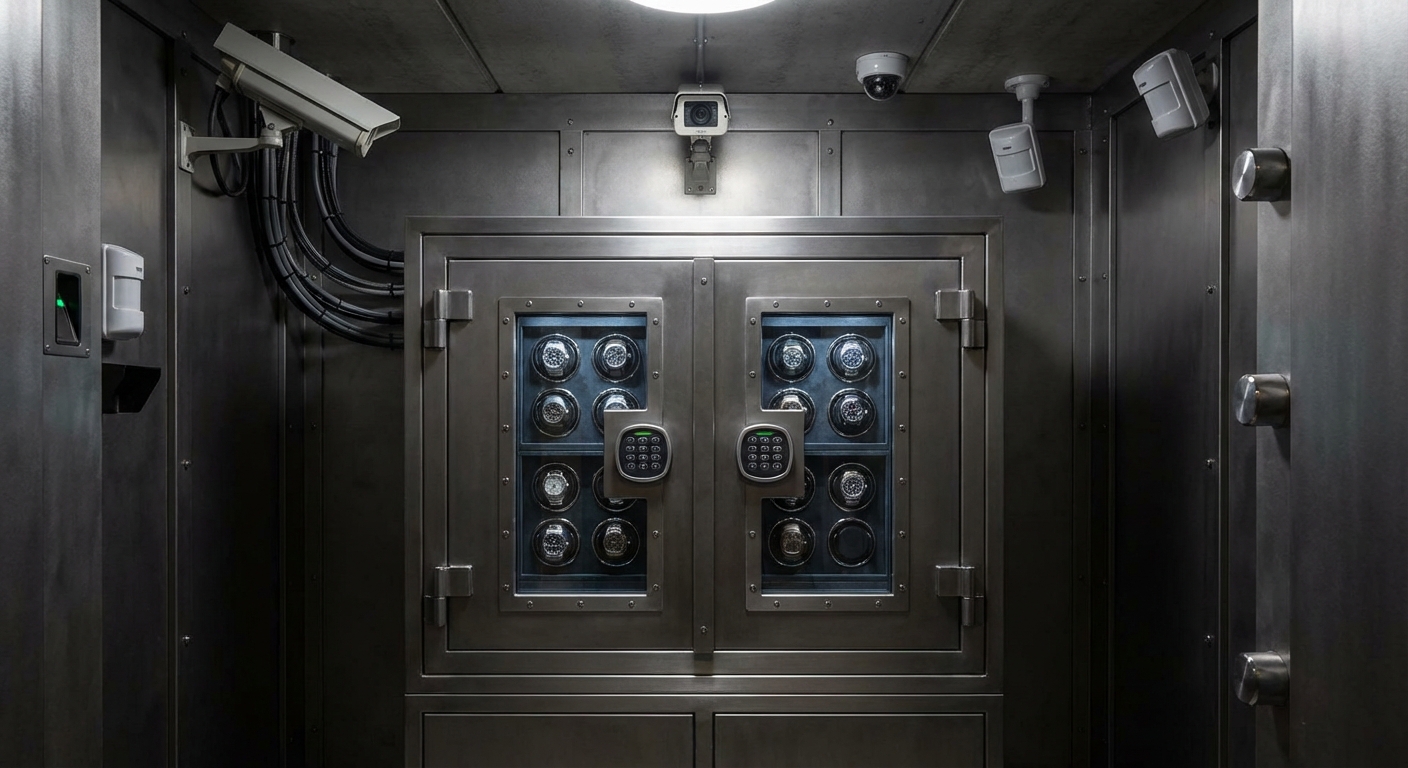 Fortified Watch Winder Safe Vault