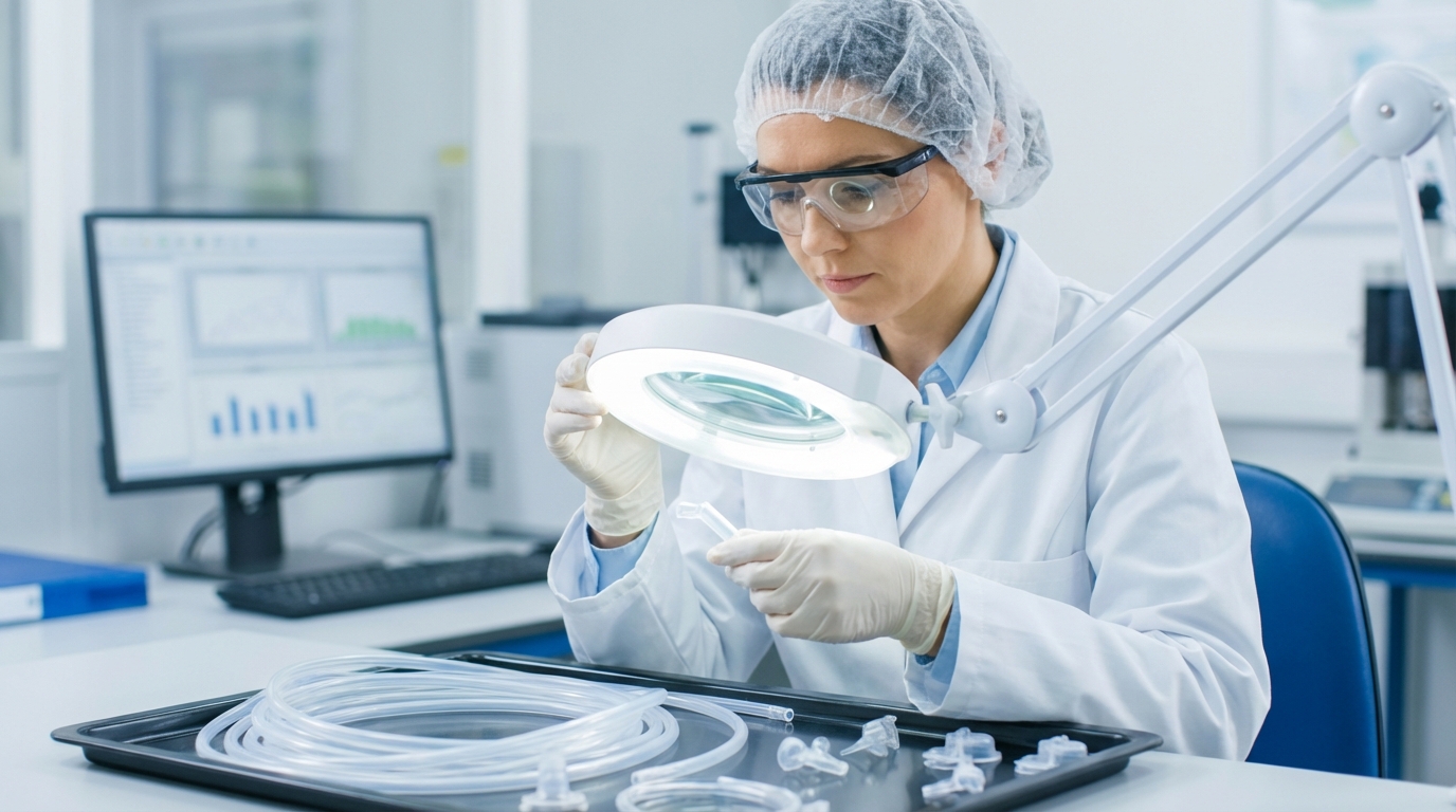 Quality control engineer medical inspection