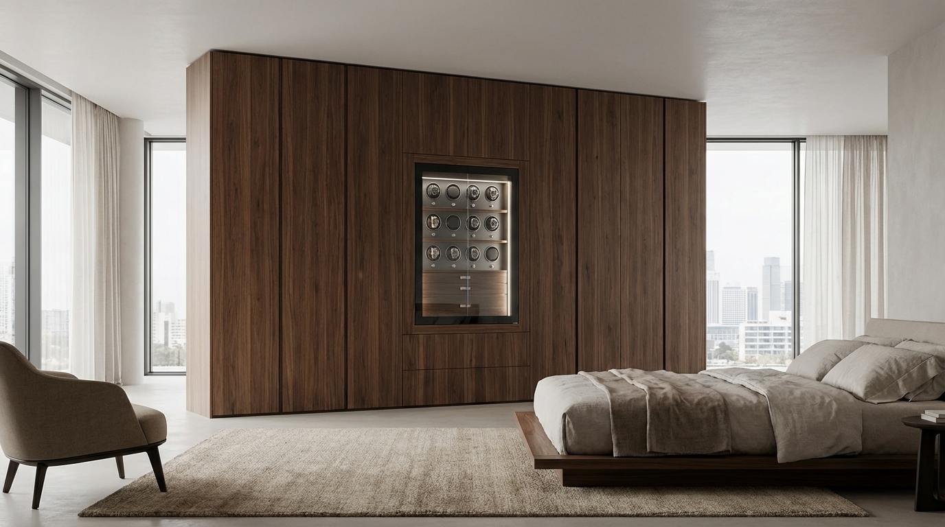 Luxury watch safe in bedroom