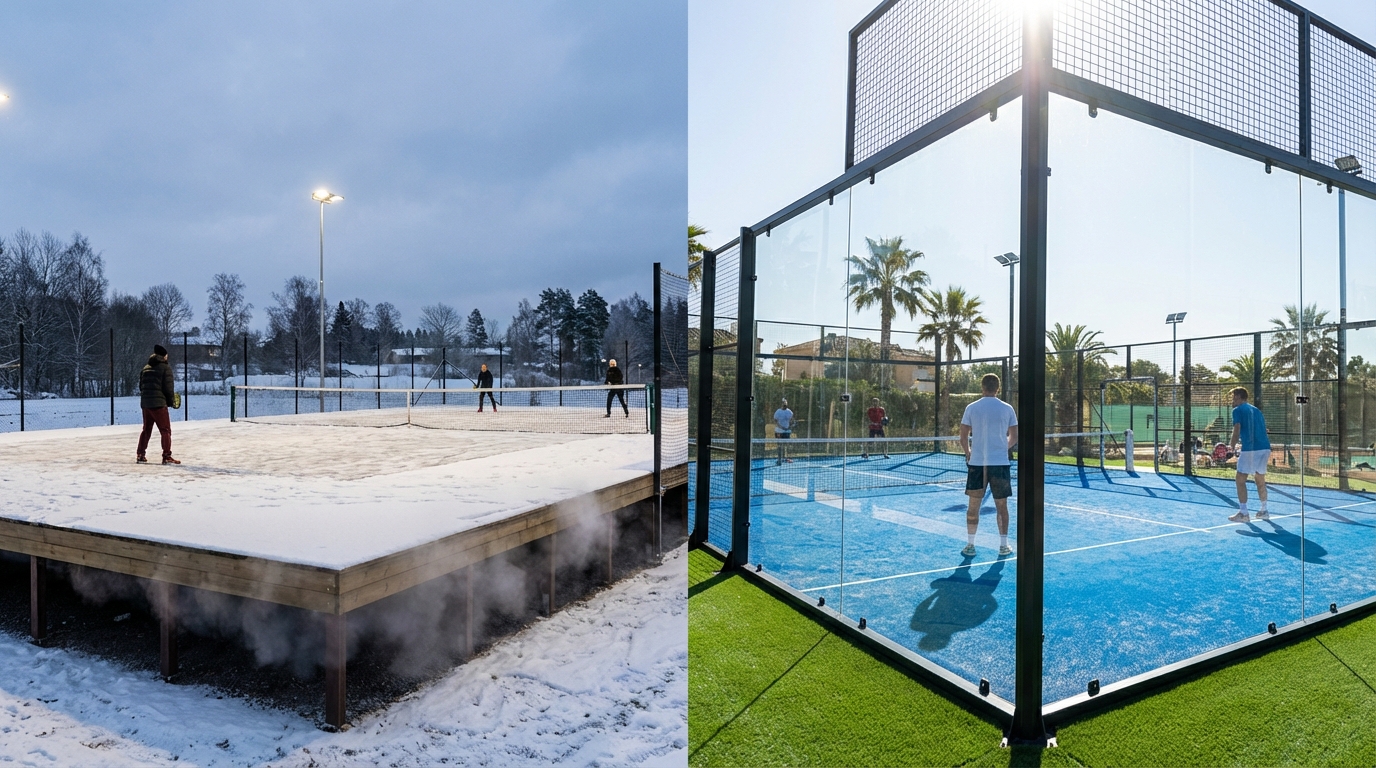 platform tennis vs padel courts