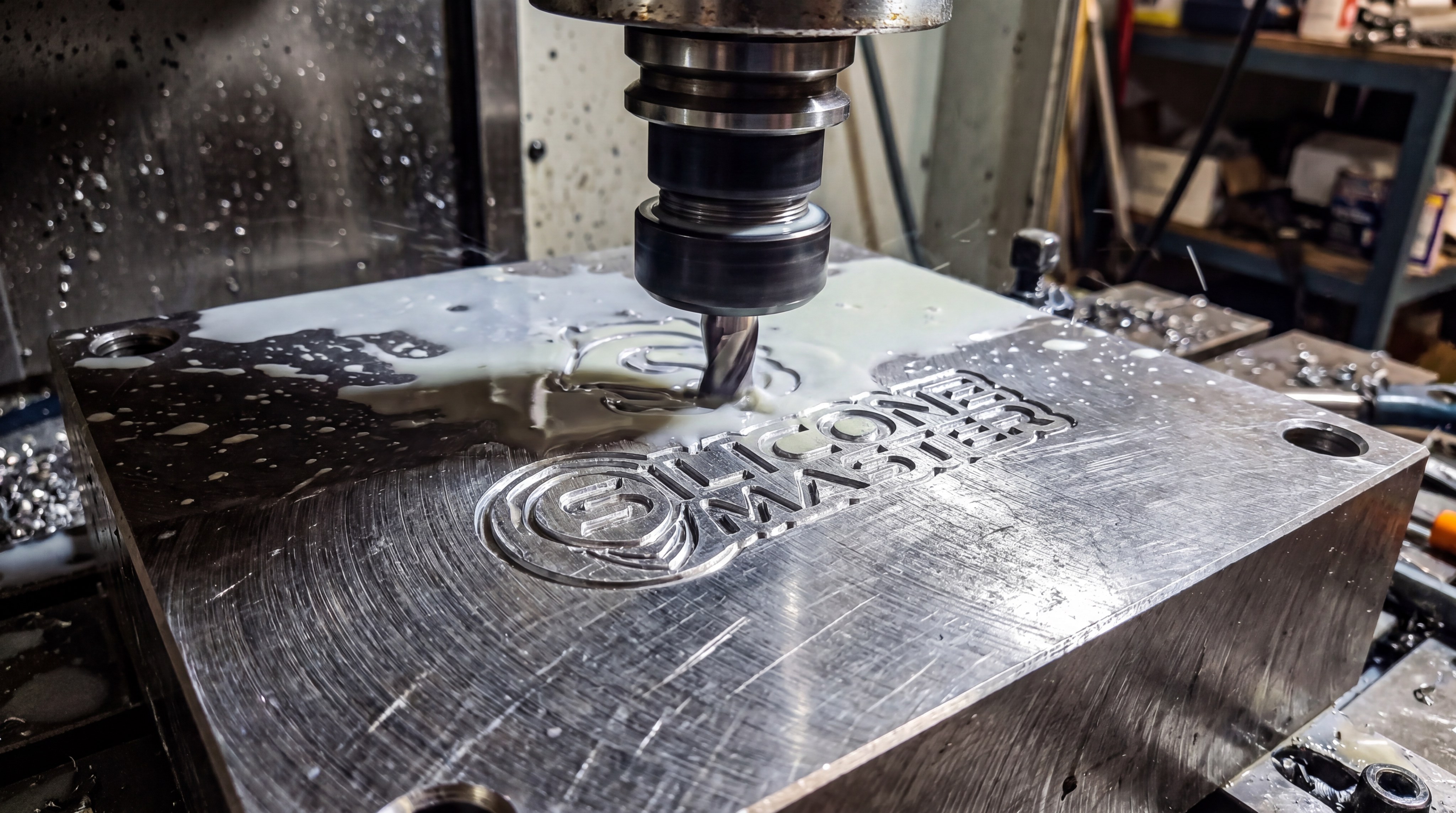 cnc milling machine logo engraving