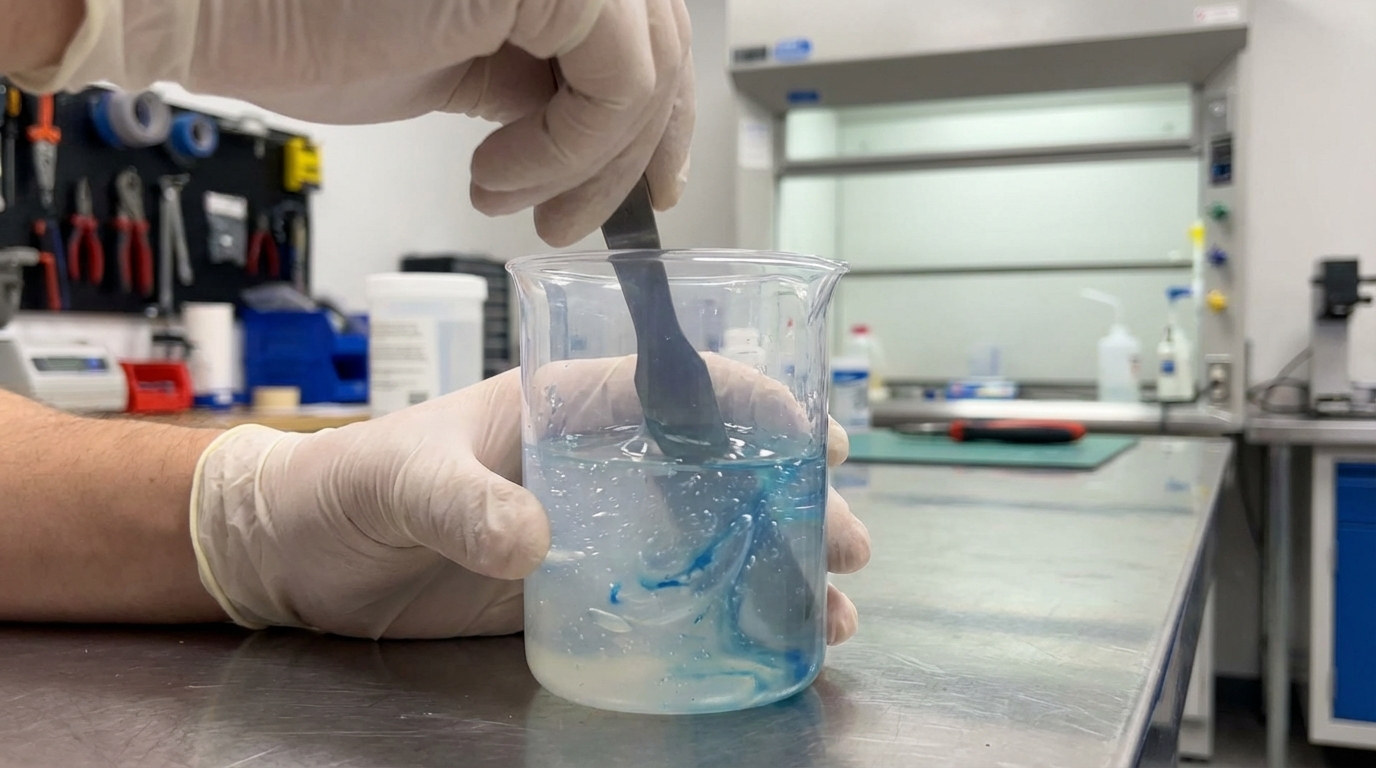 silicone rubber mixing process